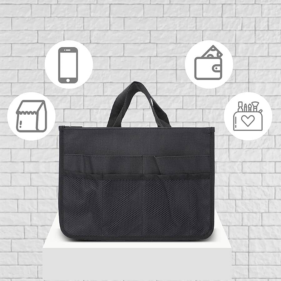 100% Waterproof Organiser Bag (Size 29x9x20cm) - Black