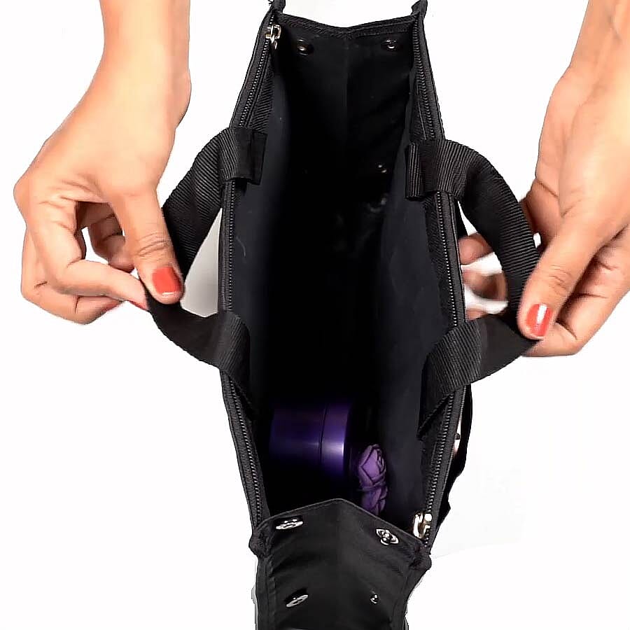 100% Waterproof Organiser Bag (Size 29x9x20cm) - Black