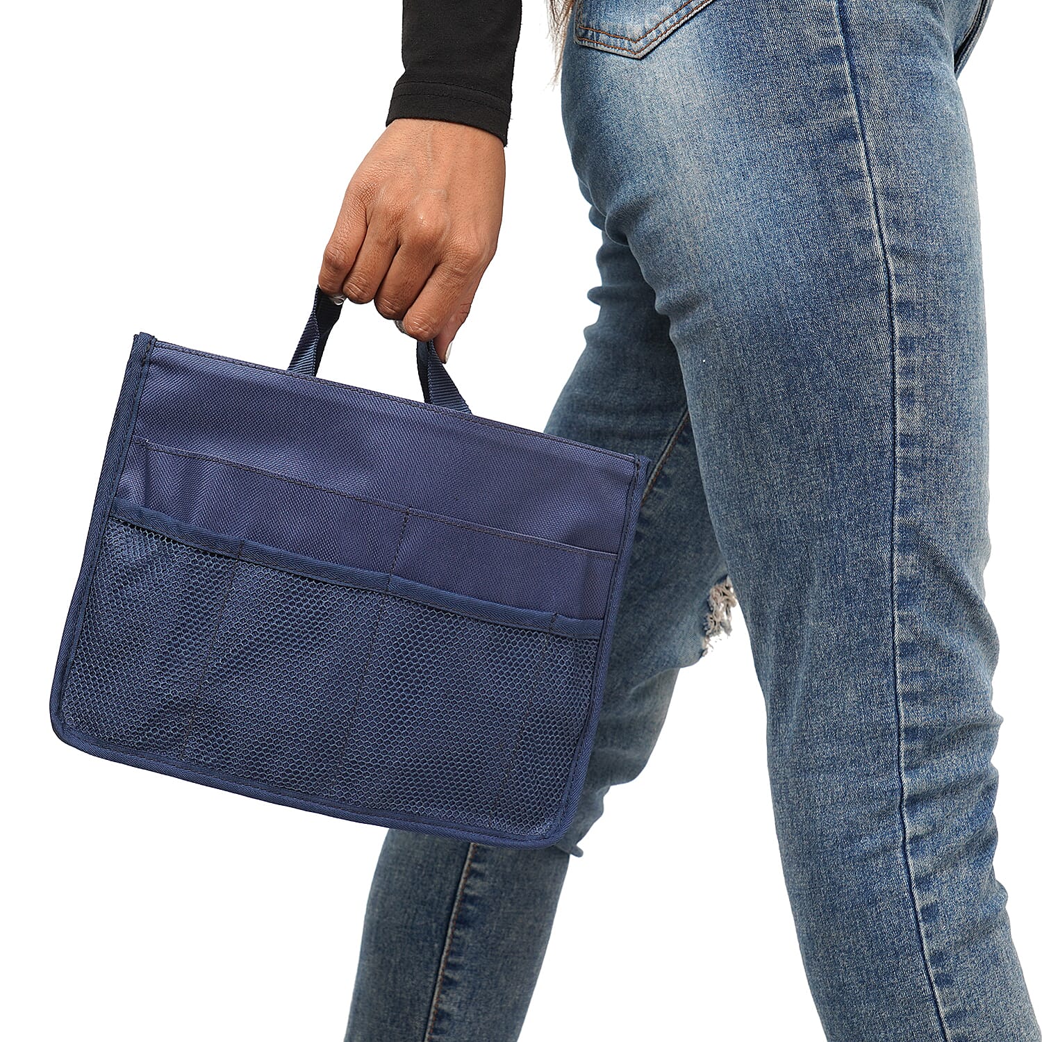100% Waterproof Organiser Bag (Size 29x9x20cm) - Navy Blue