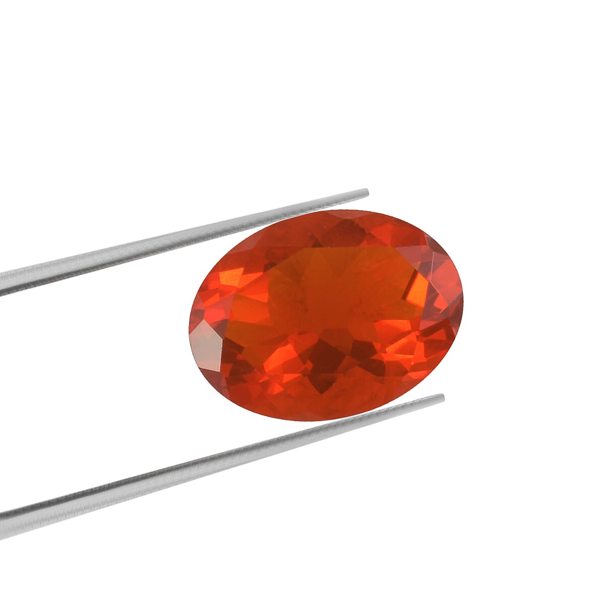 AAAA Fire Opal Oval 8.04x6.10x3.90 Faceted 0.75 Cts