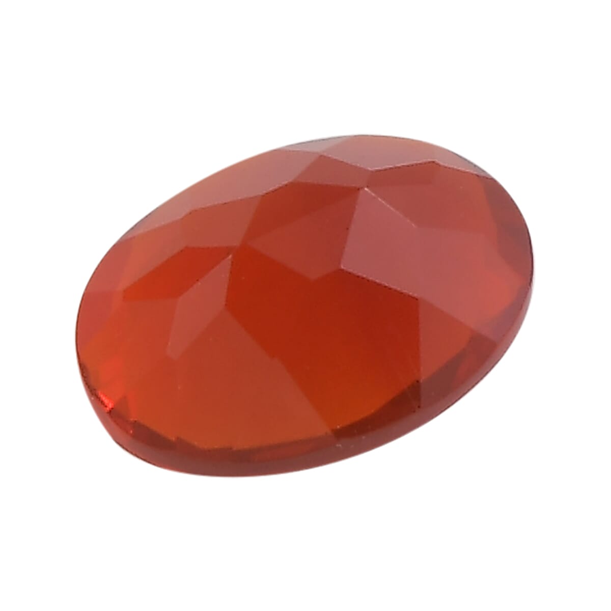AAAAA Fire Opal Oval 7.00x5.04x3.37 Faceted 0.43 Cts