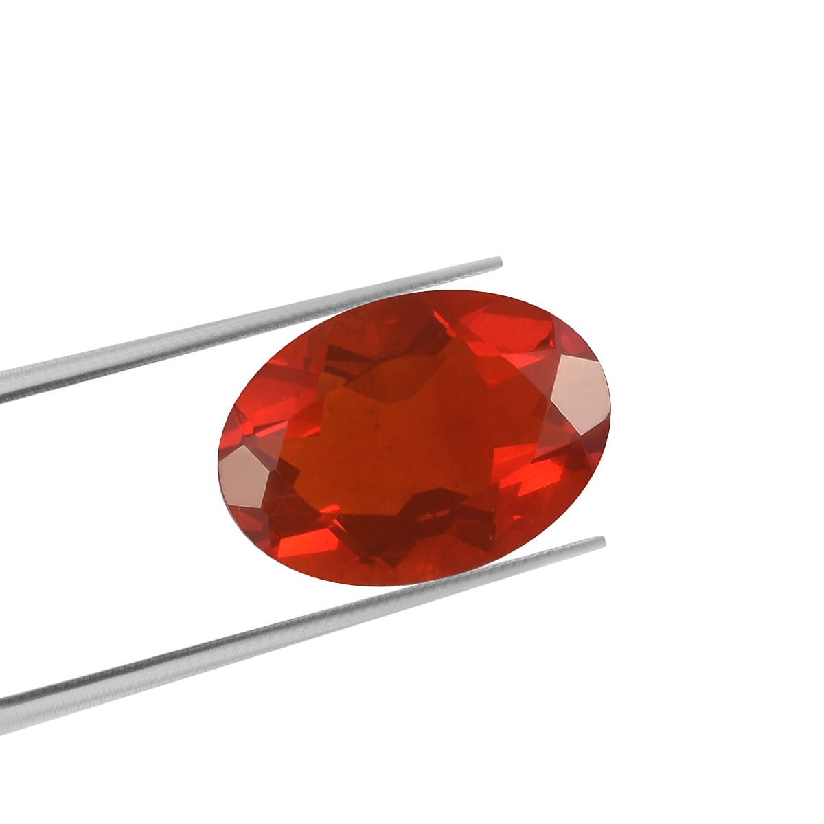 AAAAA Fire Opal Oval 7.00x5.04x3.37 Faceted 0.43 Cts