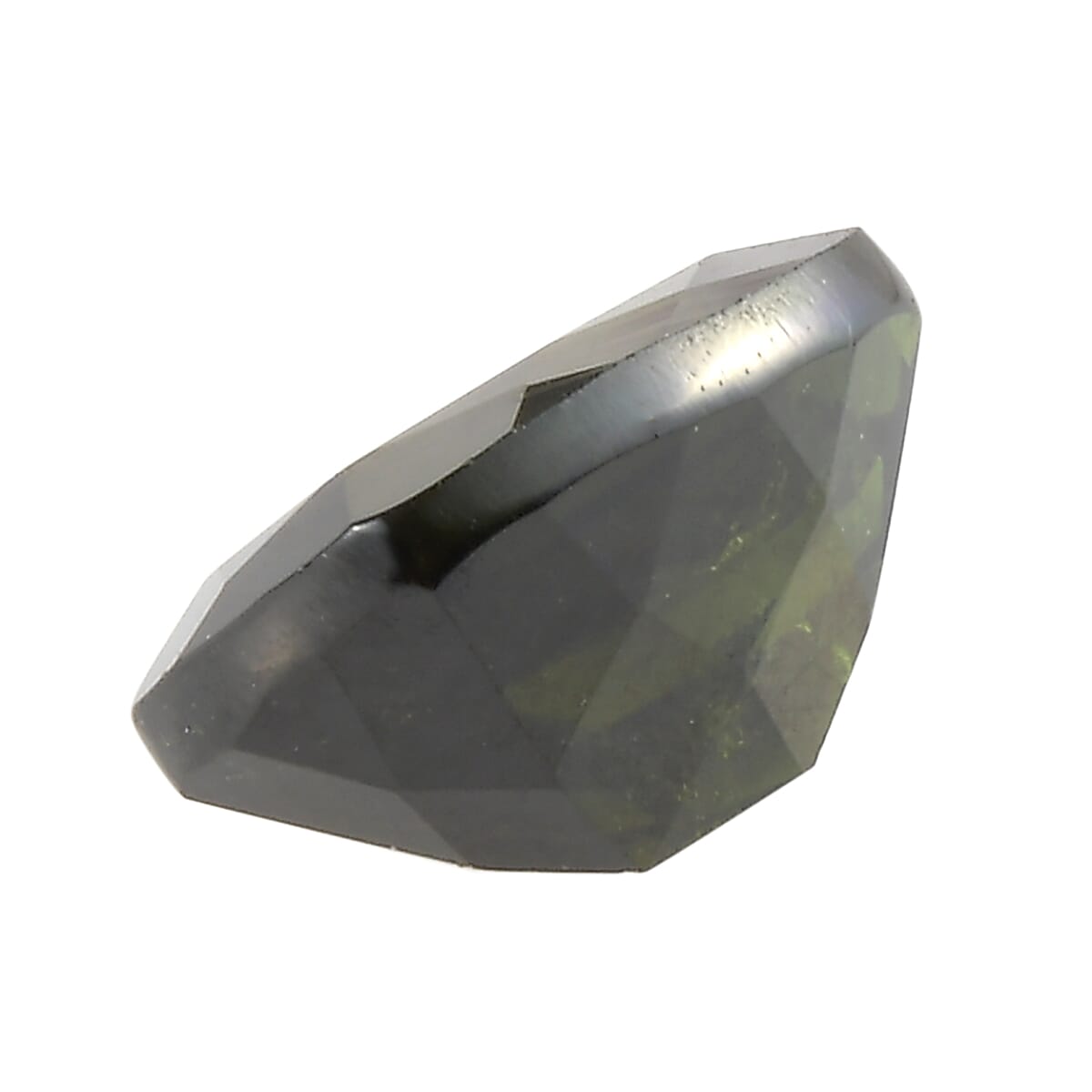 AAA Green Tourmaline Cushion 8x6 Faceted 1.63 Cts