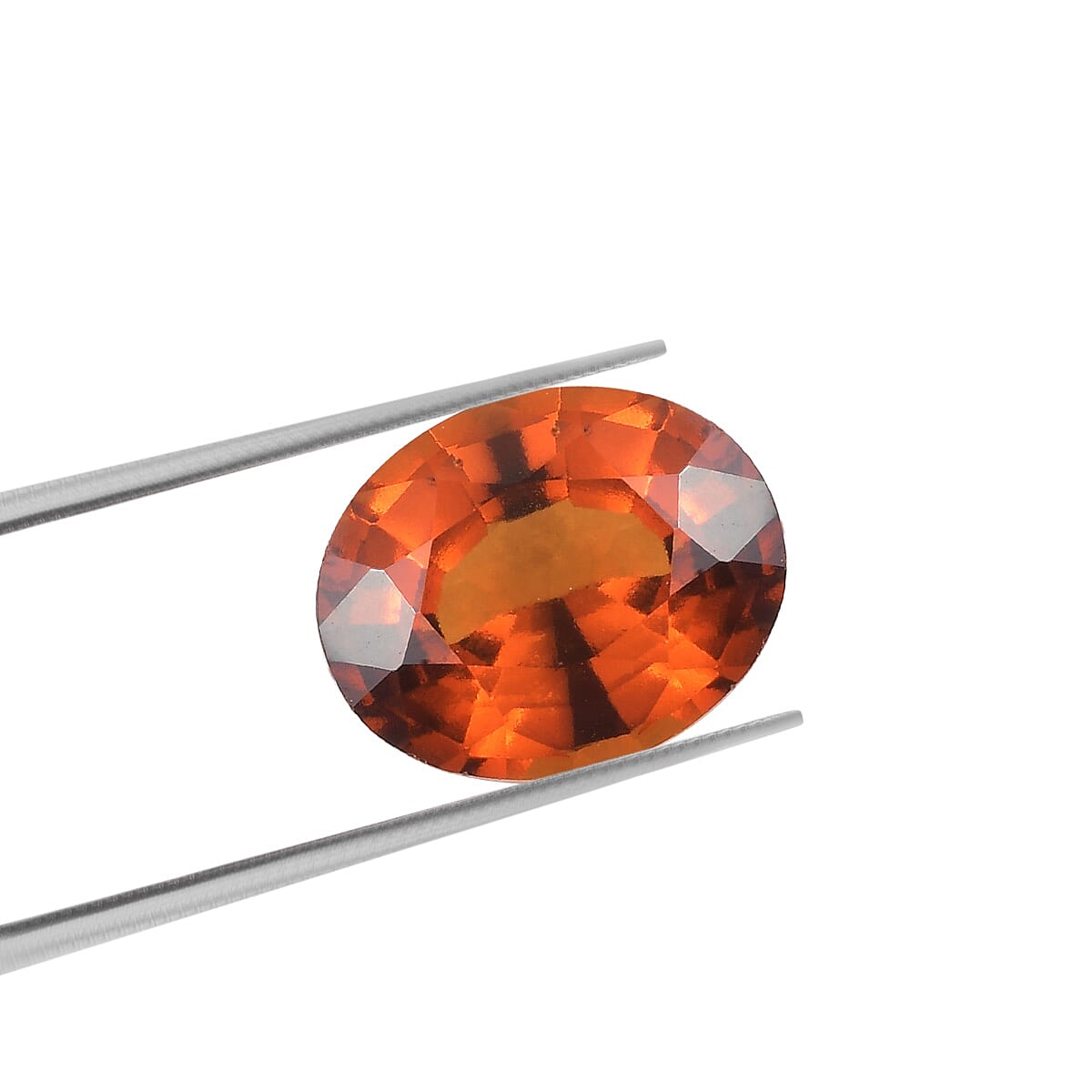 AAA Hessonite Garnet Oval 11x9 Faceted 4.37 Cts