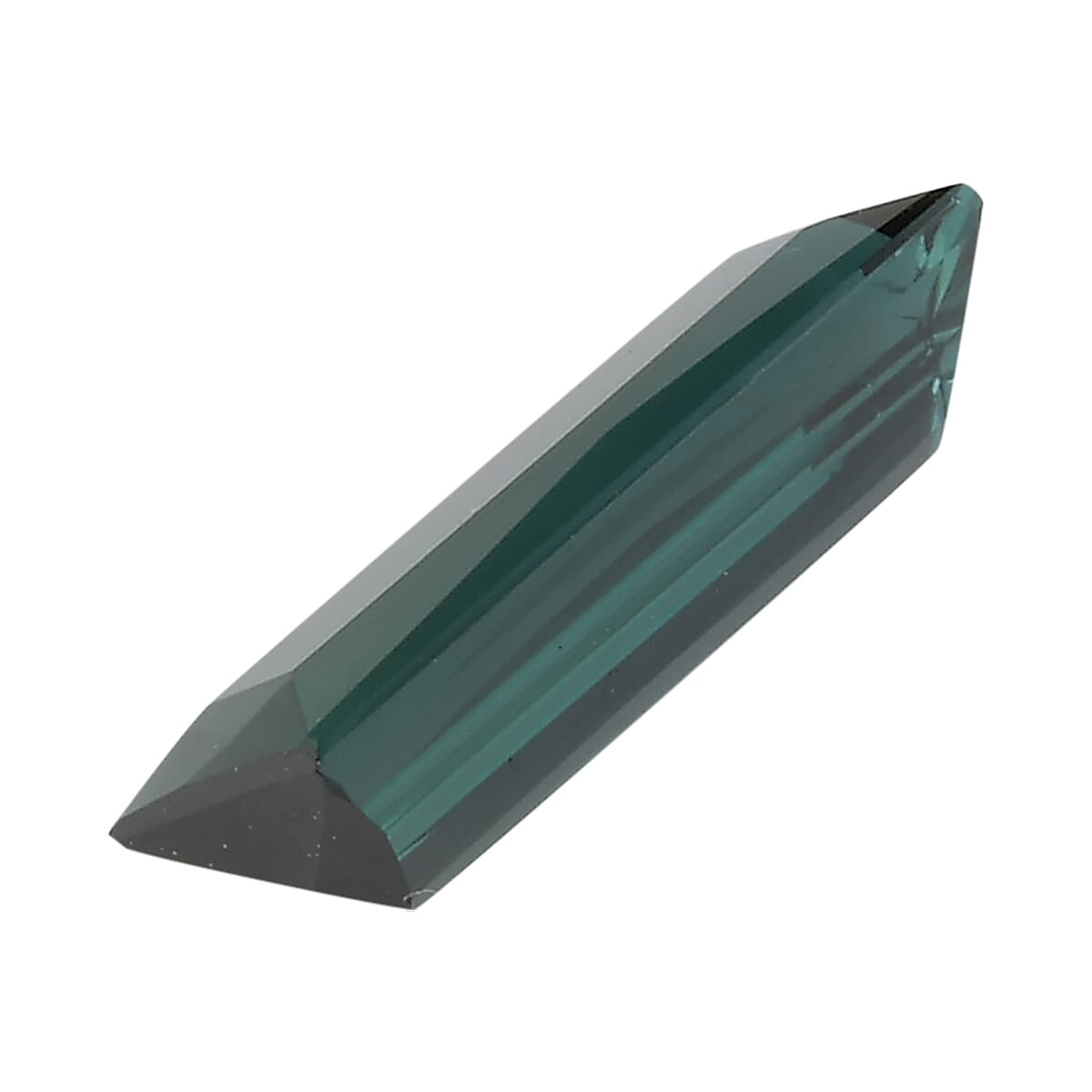 AAA Indicolite Baguette Free 11.80x5.5 Faceted 2.18 Cts