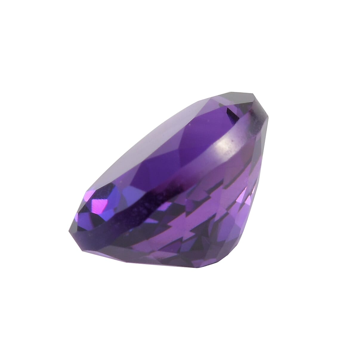 AAA Mashamba Amethyst Oval 11.15x9.16x5.93 Faceted 3.12 Cts