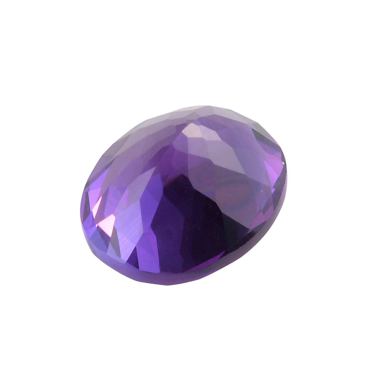 AAA Mashamba Amethyst Oval 11.15x9.16x5.93 Faceted 3.12 Cts