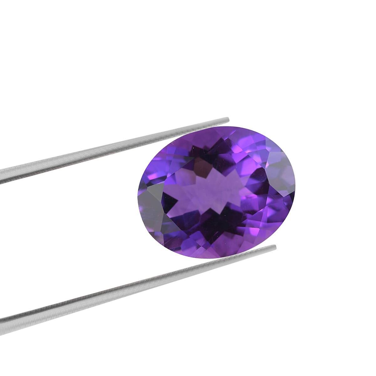 AAA Mashamba Amethyst Oval 11.15x9.16x5.93 Faceted 3.12 Cts