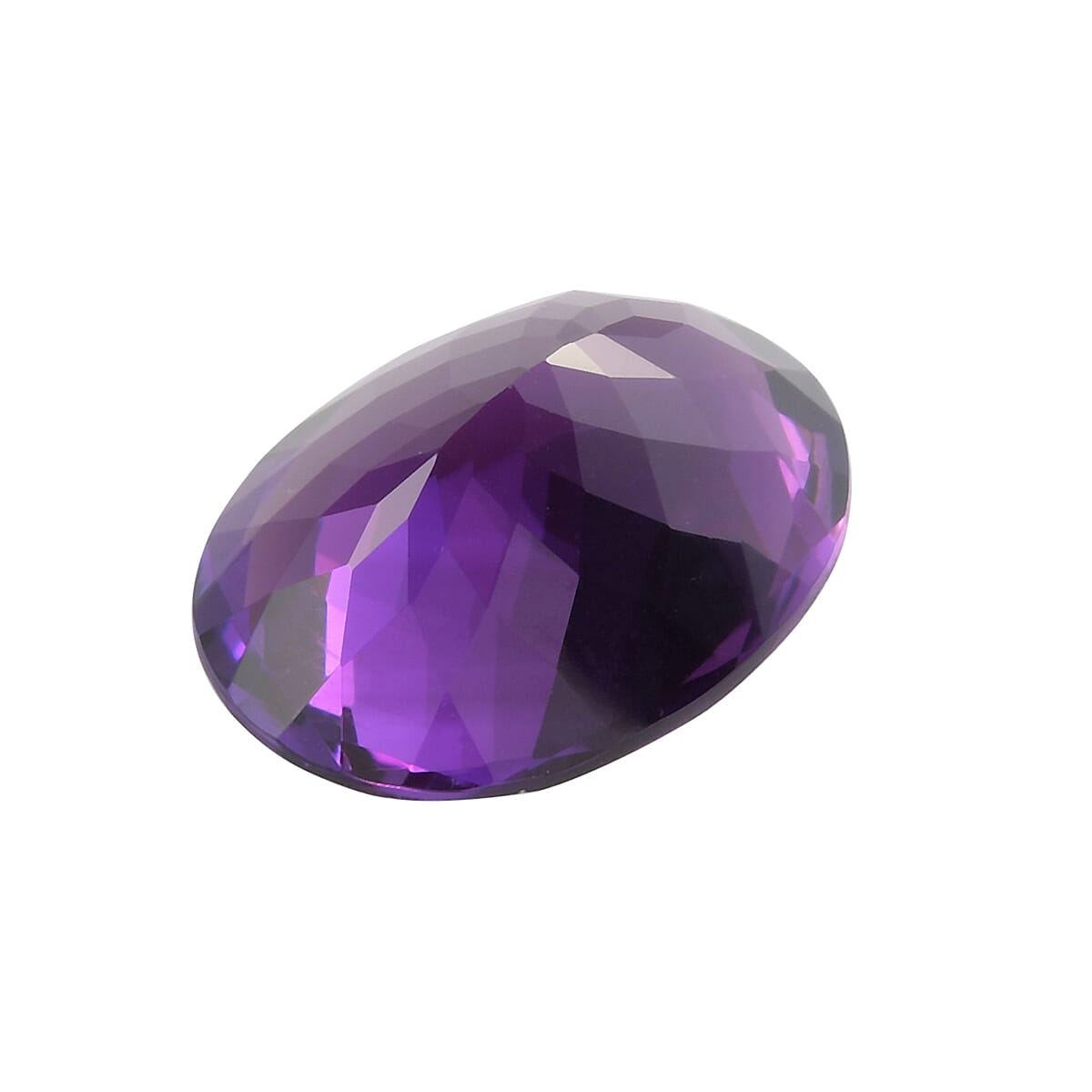 AAA Mashamba Amethyst Oval 16.09x11.95x7.26 Faceted 8.00 Cts