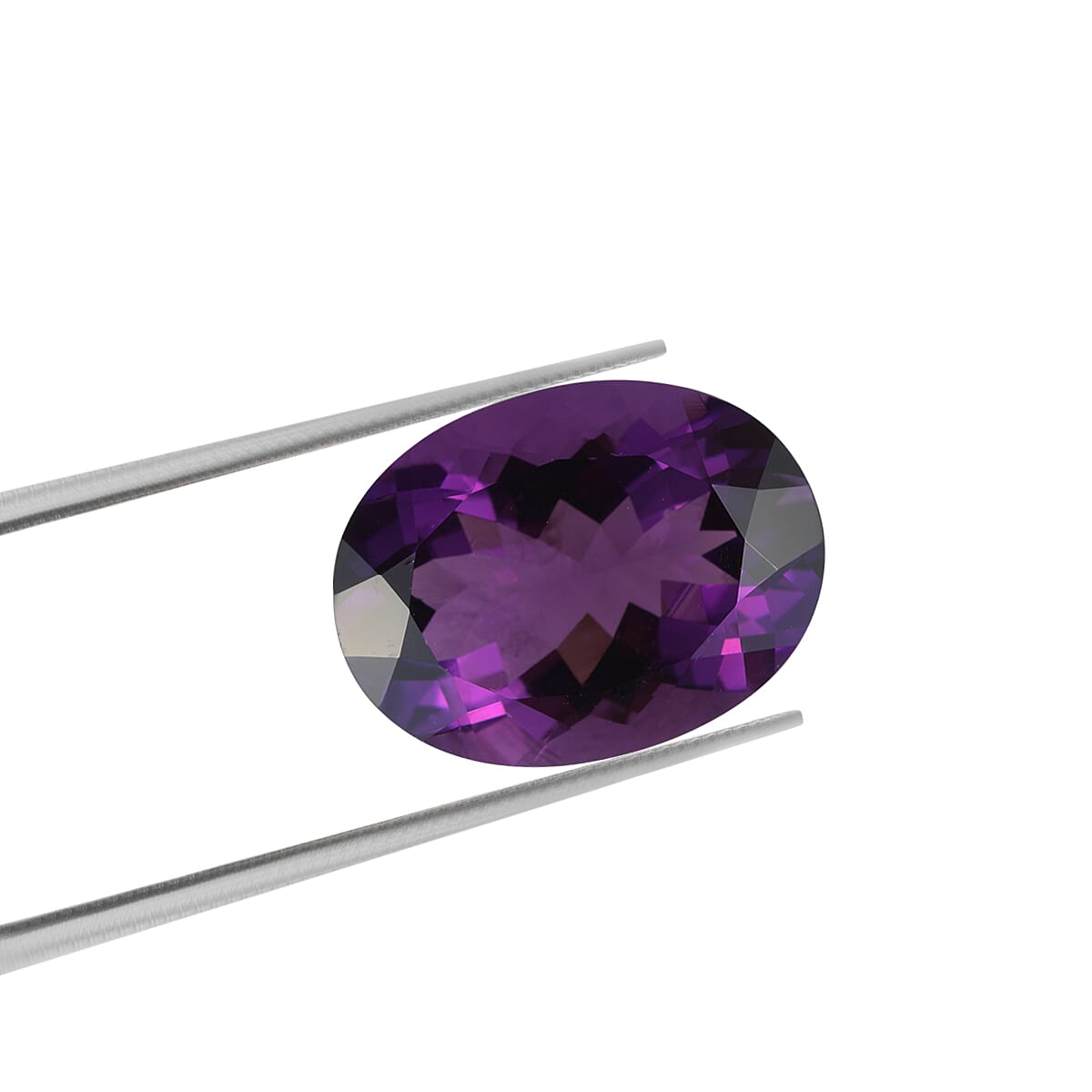 AAA Mashamba Amethyst Oval 16.09x11.95x7.26 Faceted 8.00 Cts
