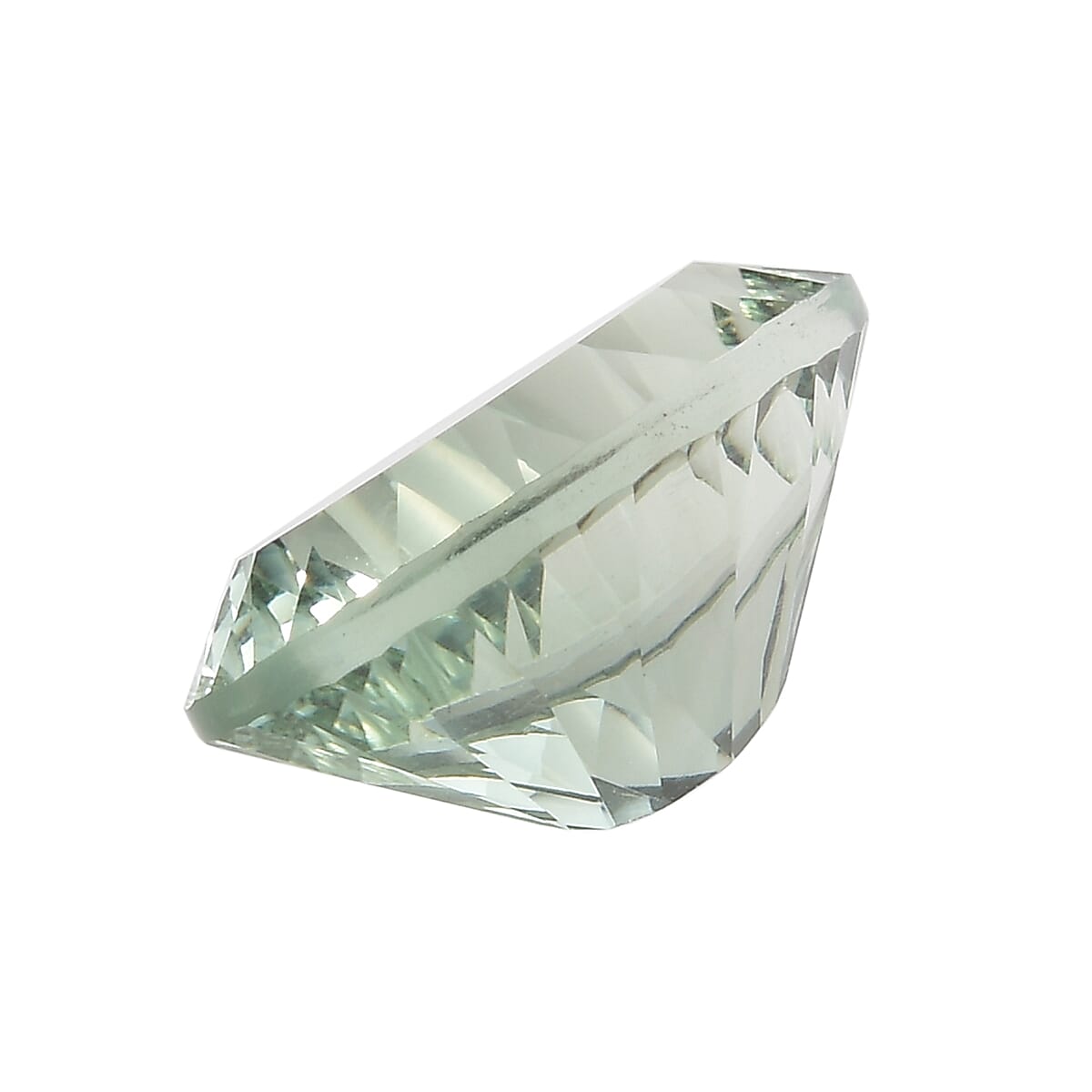 AAA Prasiolite Oval 15.93x12.05x8.53 Concave 8.40 Cts