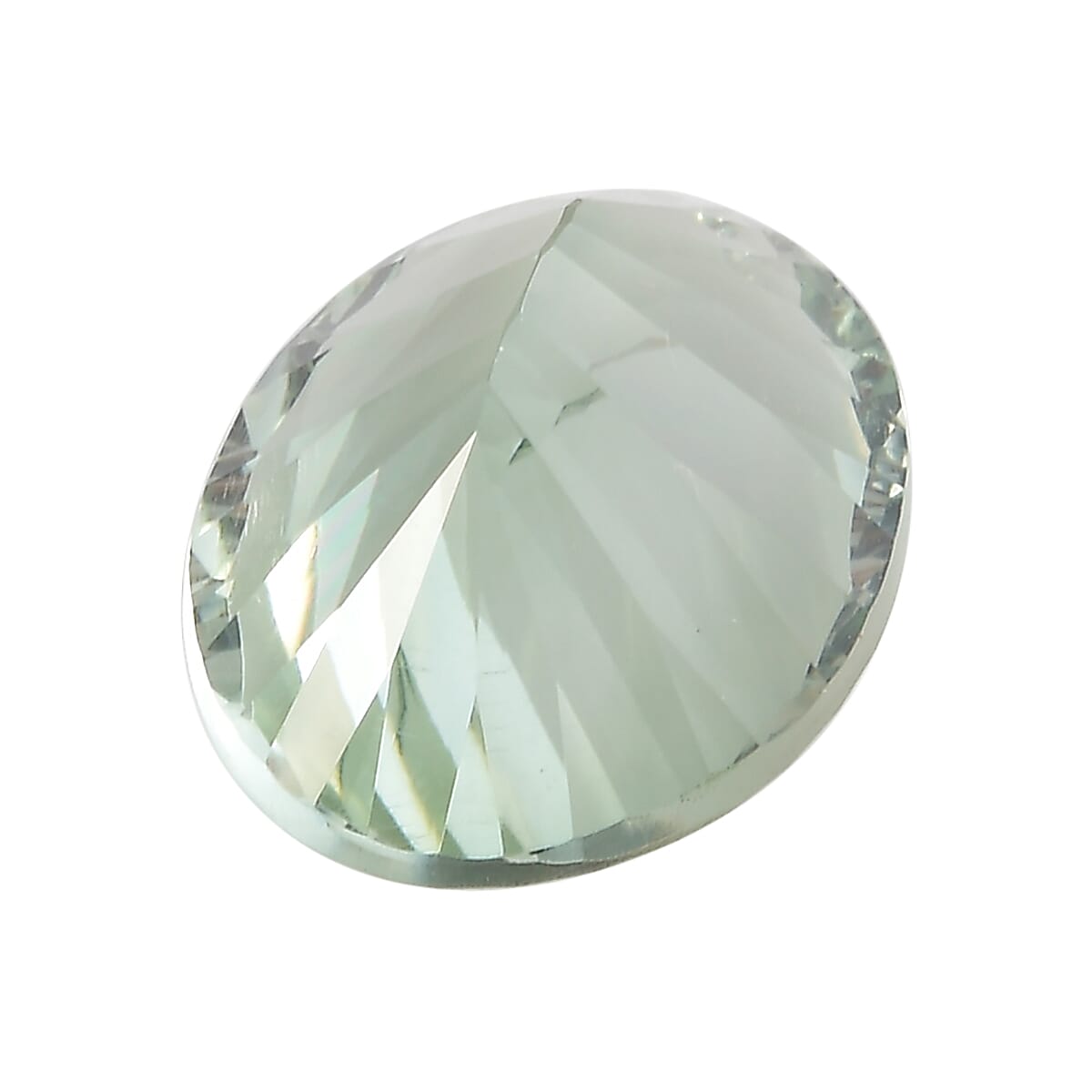 AAA Prasiolite Oval 15.93x12.05x8.53 Concave 8.40 Cts