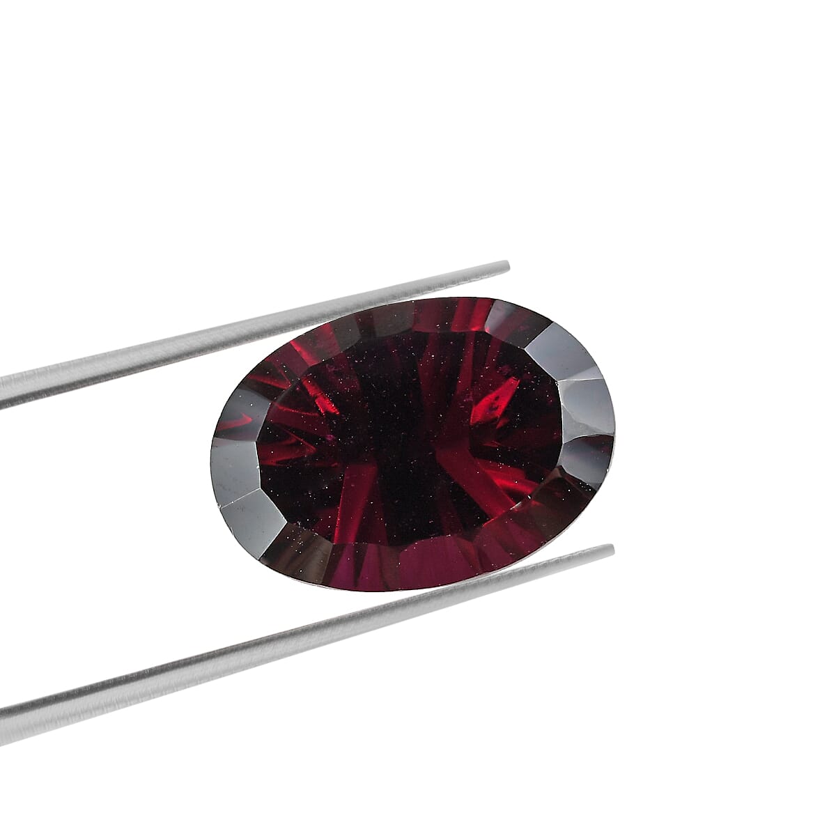 AA Rhodolite Garnet Oval 14x10 Concave 6.61 Cts