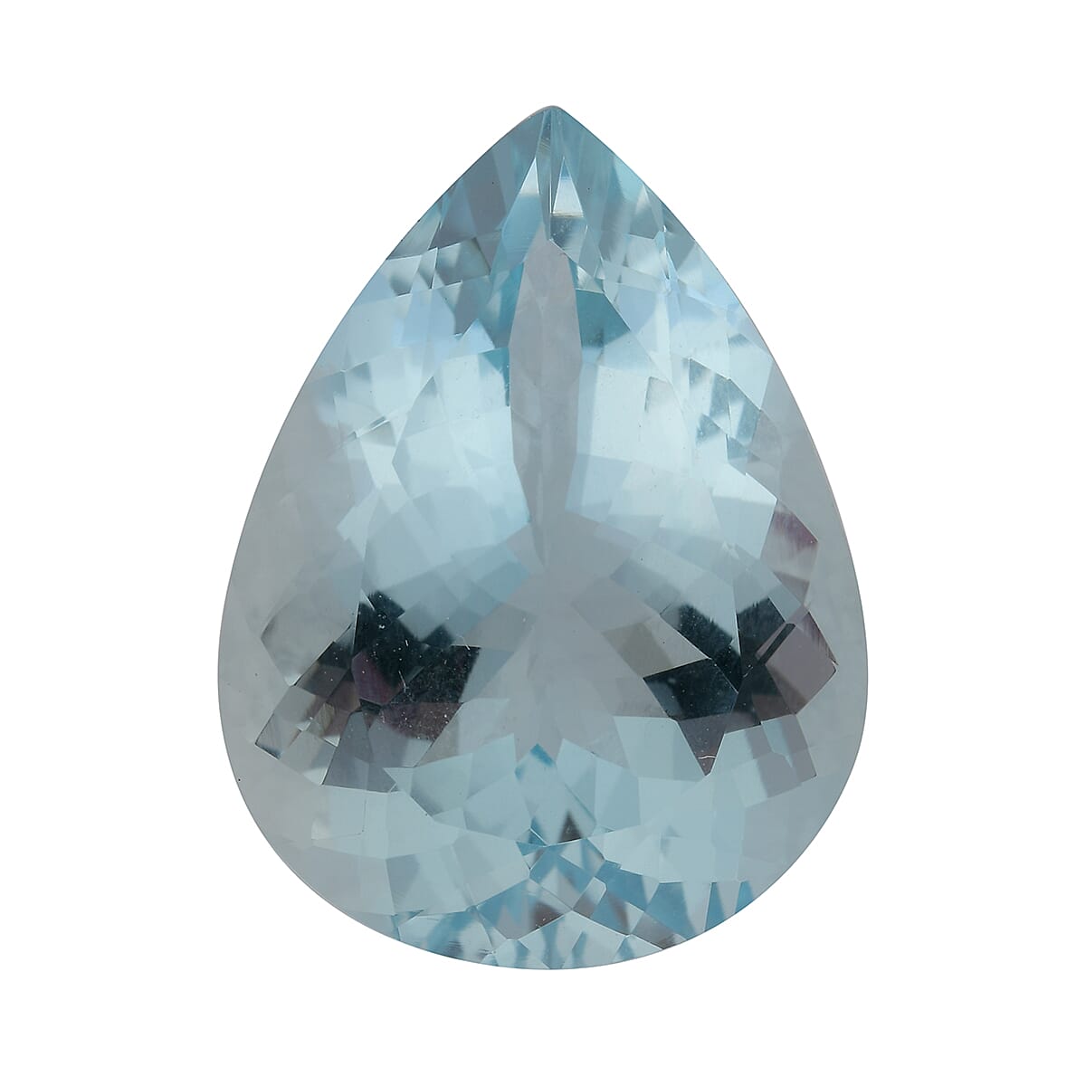 AAA Aquamarine Pear 20x15 Faceted 13.92 Cts