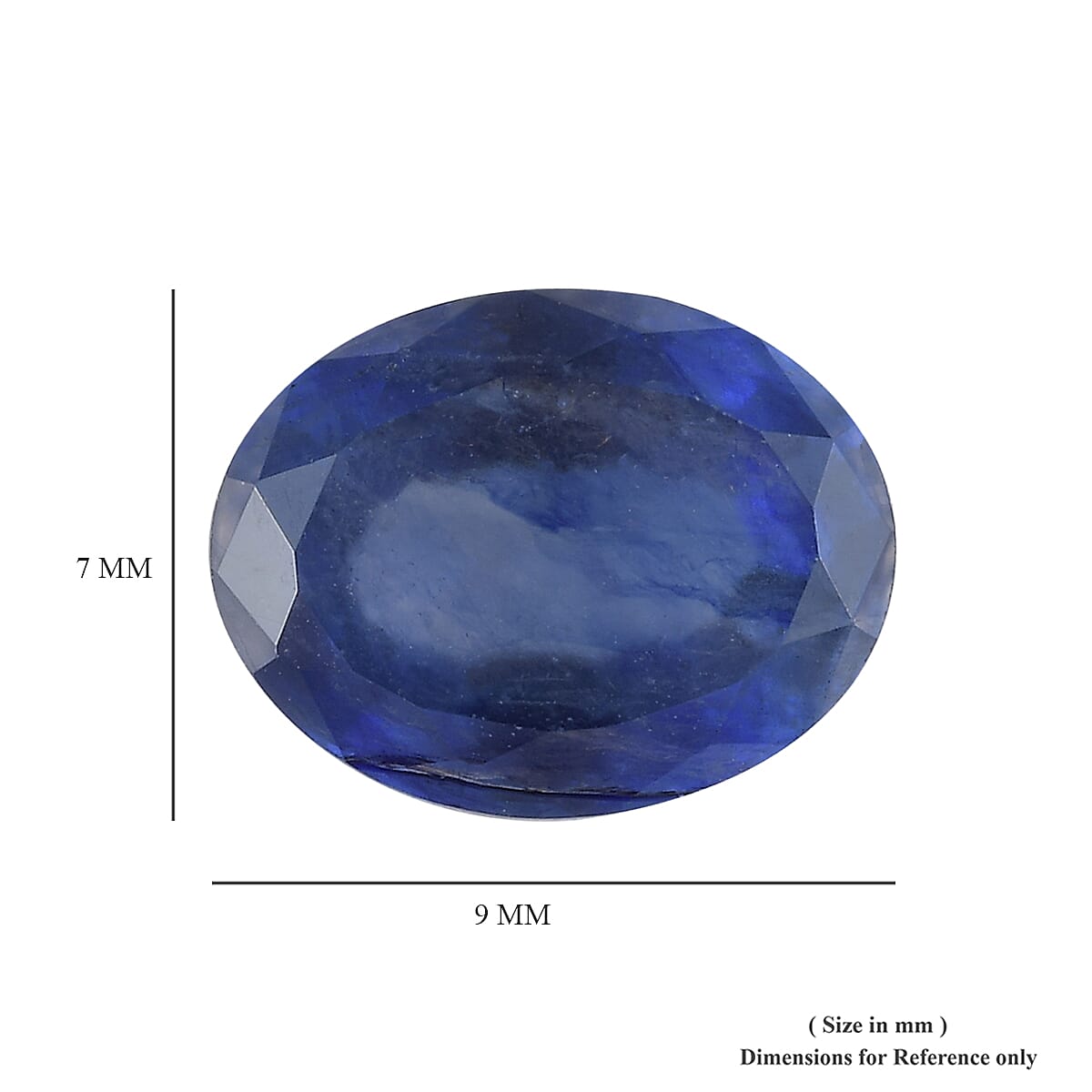 AAA Masoala Sapphire Oval 9.19x7.15x5.40 Faceted 2.32 Cts