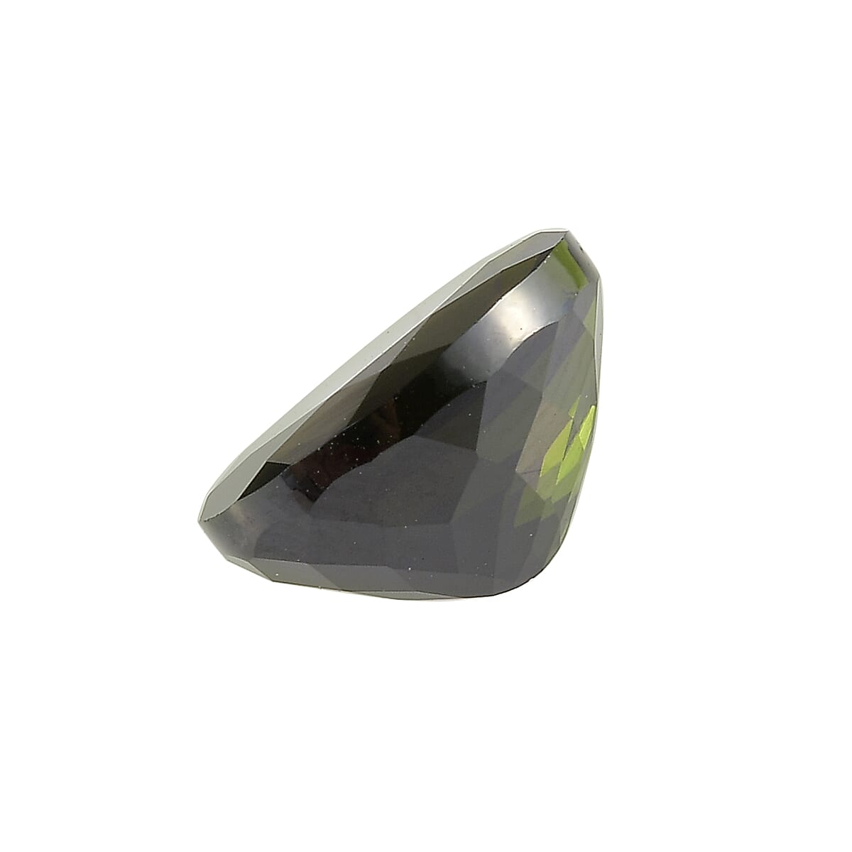 AAAA Green Tourmaline Oval 10x8 Faceted 3.08 Cts