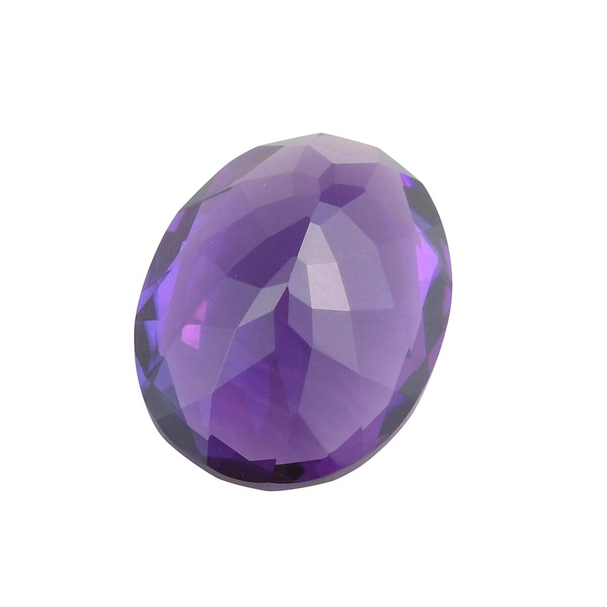 AAA Mashamba Amethyst Oval 13.97x9.99x6.24 Faceted 4.90 Cts