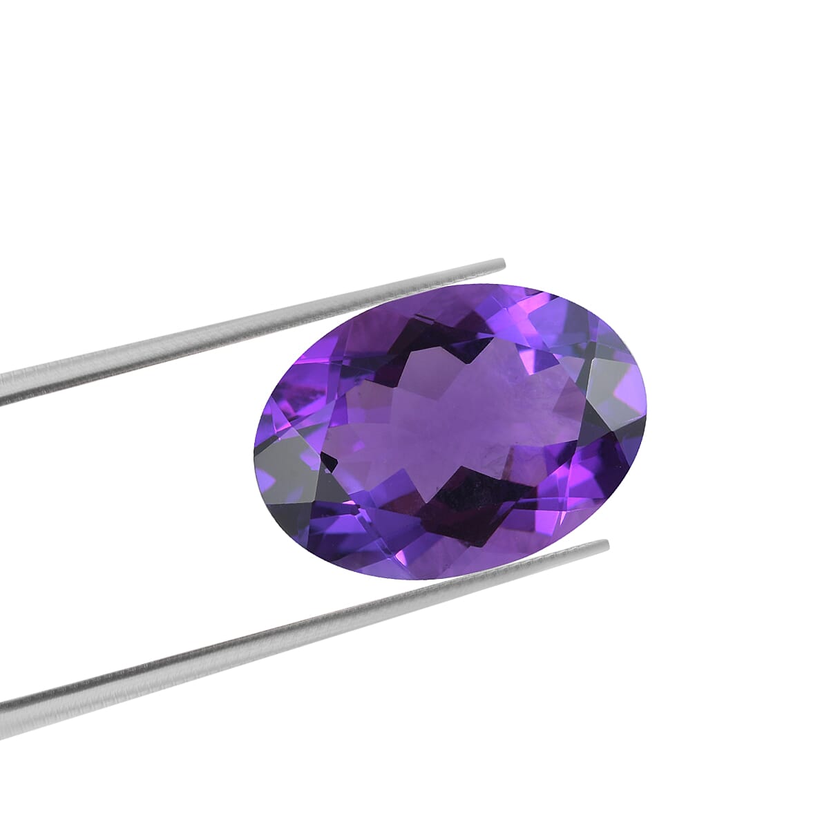 AAA Mashamba Amethyst Oval 13.97x9.99x6.24 Faceted 4.90 Cts