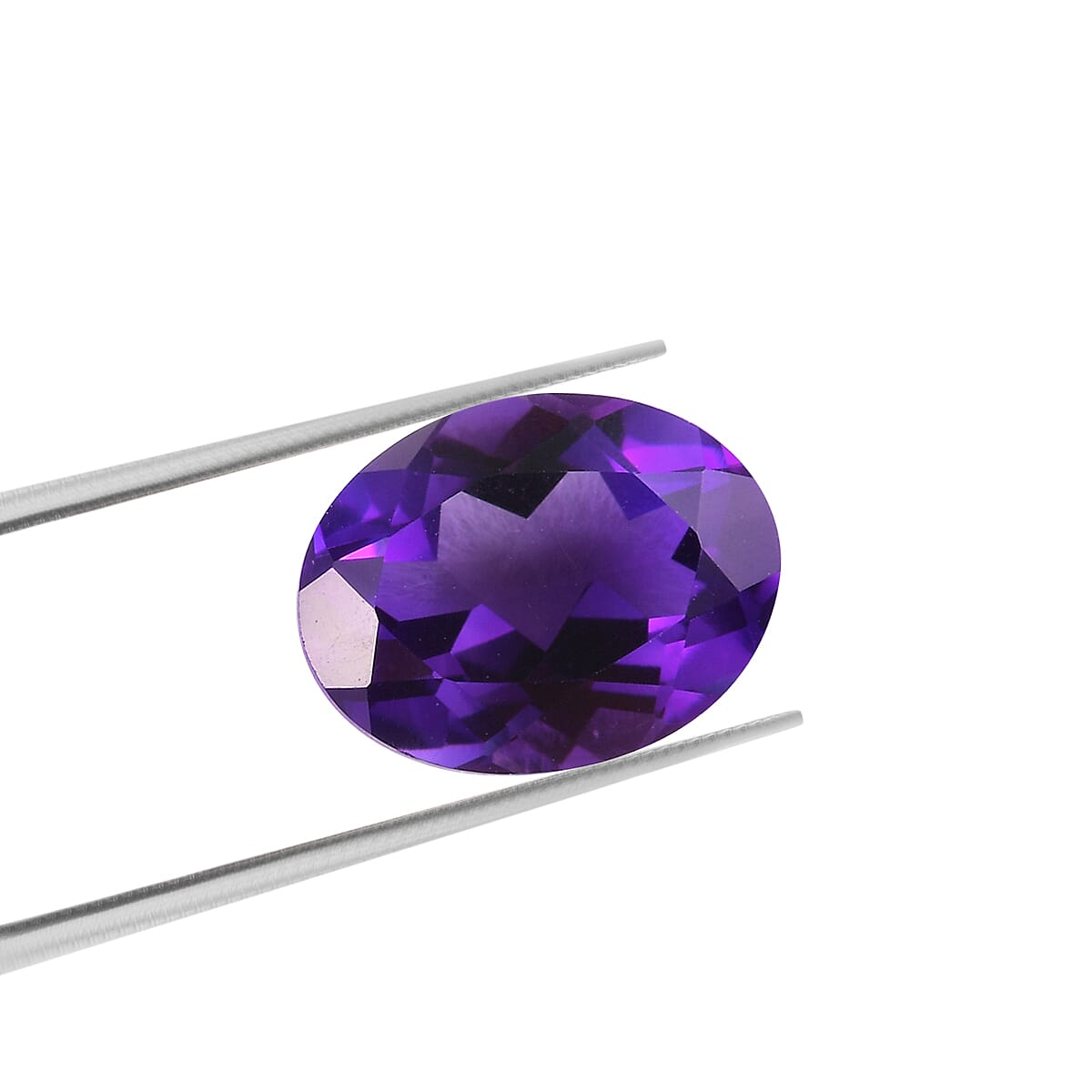 AA Uruguay Amethyst Oval 8.93x7.10x4.68 Faceted 1.53 Cts