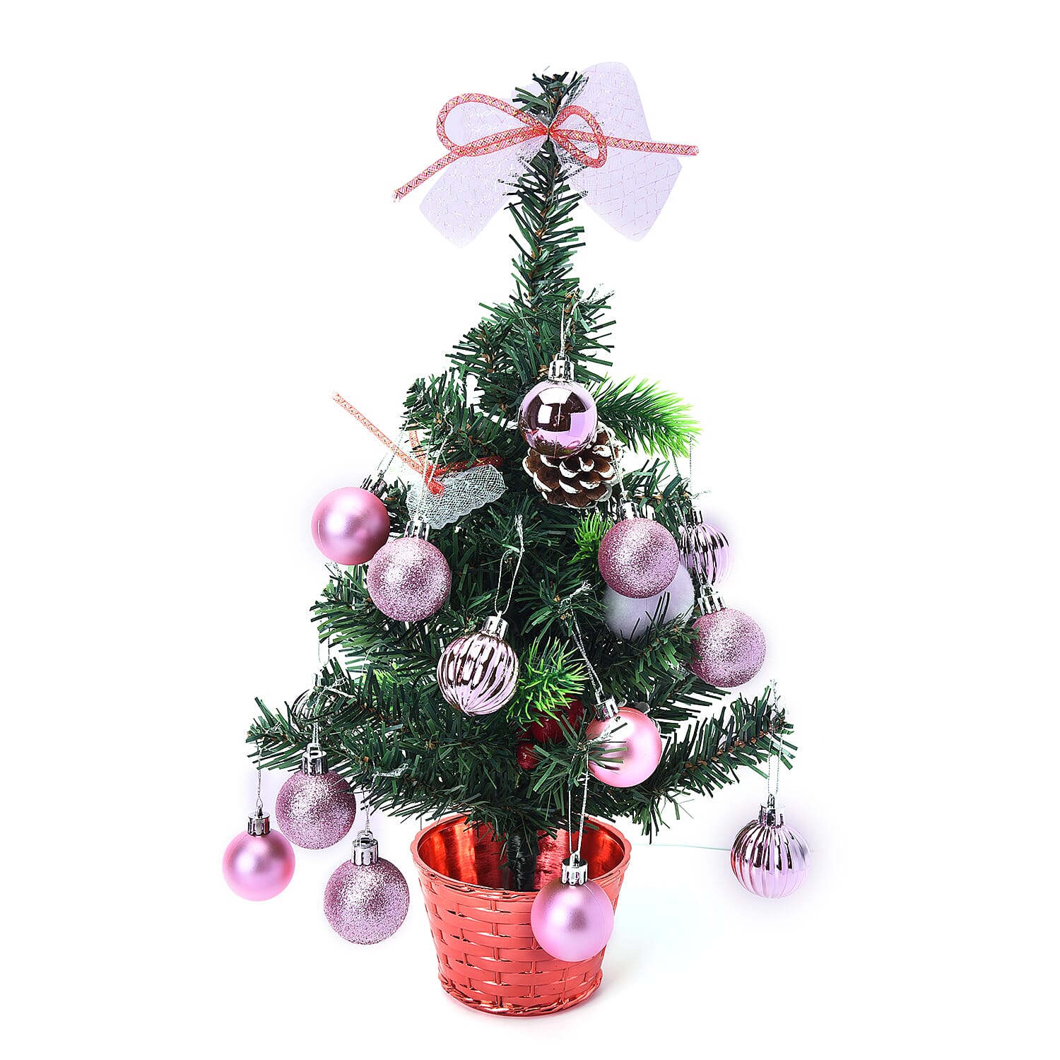 Christmas Tree Decoration Ball Set (24 Pcs) - Purple