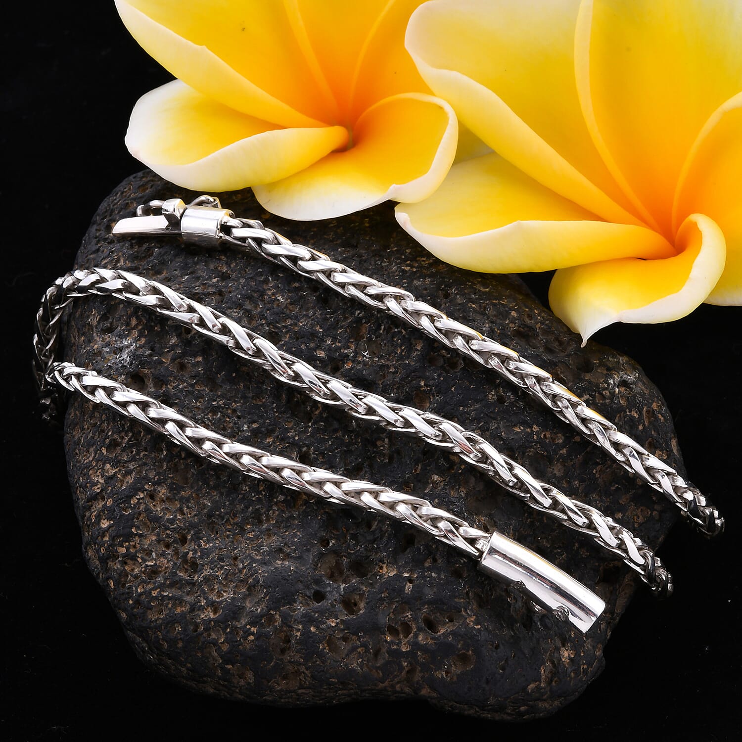 Royal Bali Collection - Sterling Silver Padian Necklace (Size 22), Silver wt. 26.07 Gms