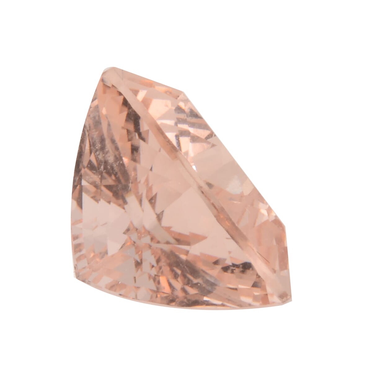 AAAA Morganite Trillion 10mm Faceted 3.15-3.50 Cts