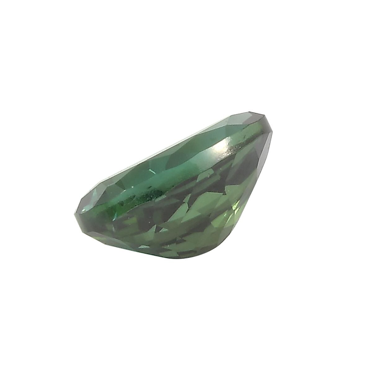 AAA Green Tourmaline Oval 8x6 Faceted 1.28 Cts
