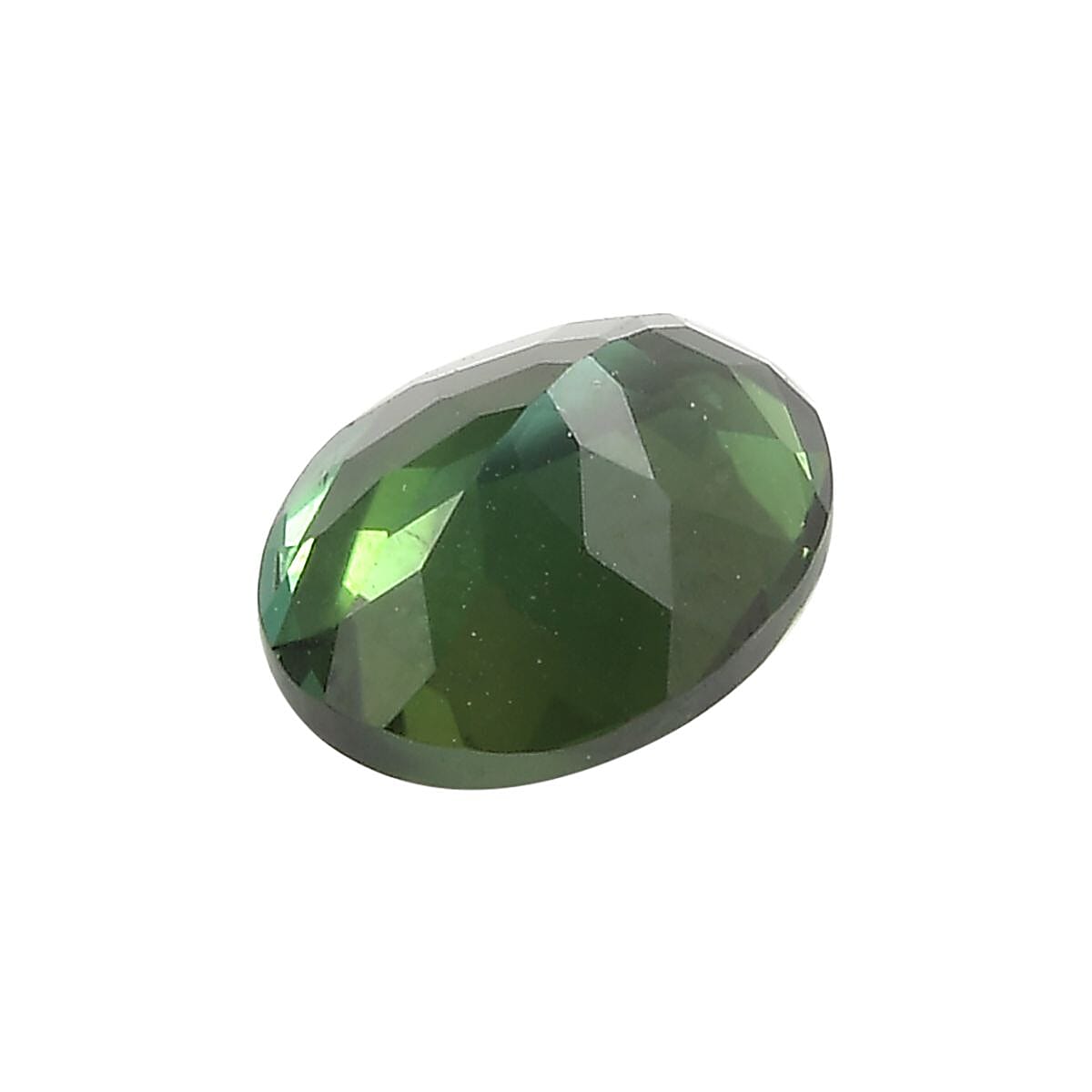 AAA Green Tourmaline Oval 8x6 Faceted 1.28 Cts