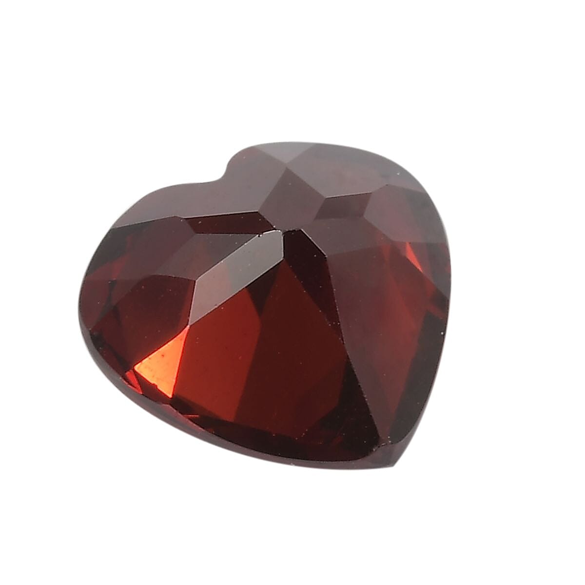 AAA Red Garnet Heart 11 Faceted 4.65 Cts