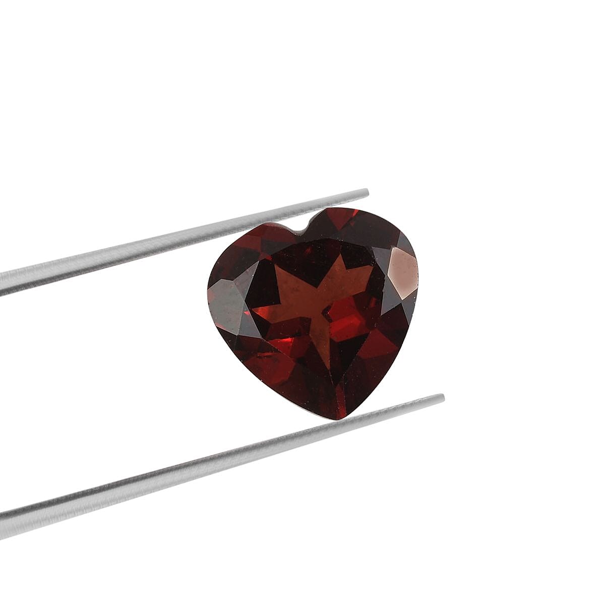 AAA Red Garnet Heart 11 Faceted 4.65 Cts