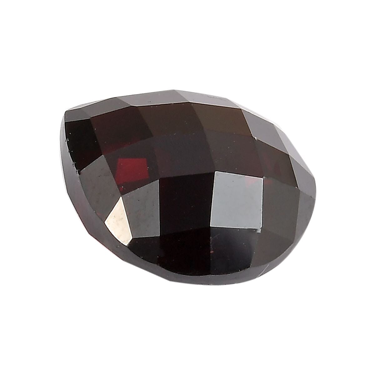 AAA Red Garnet Heart 14 Briolitte 11.84 Cts