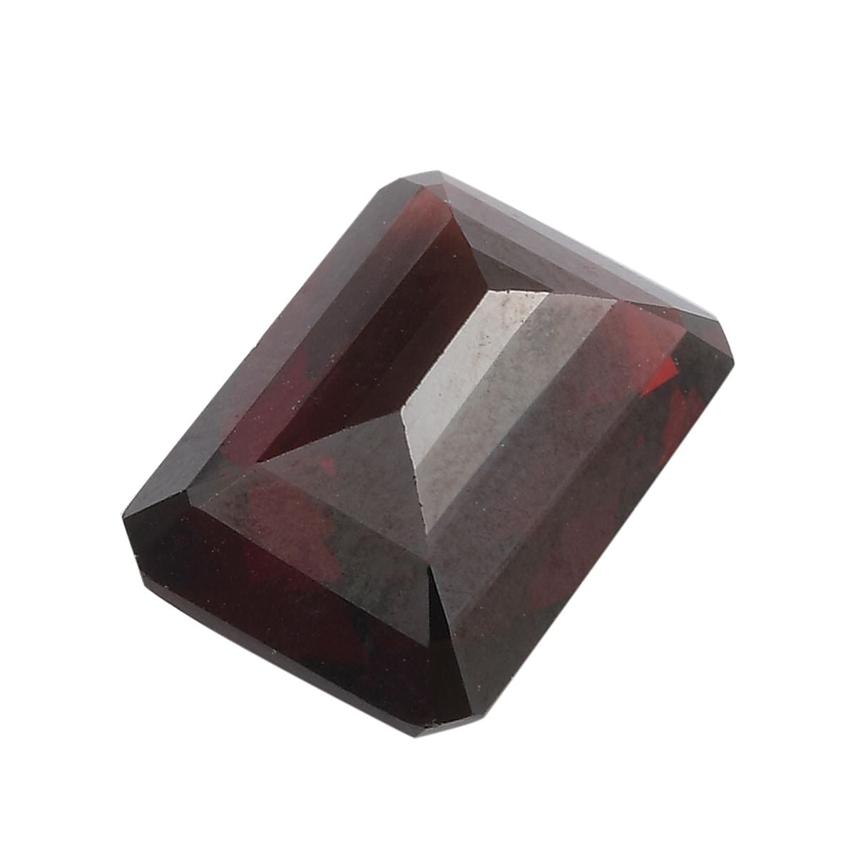 AAA Red Garnet Octagon 14x10 Checkerboard 7.90 Cts