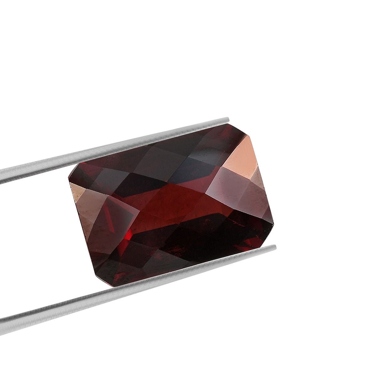 AAA Red Garnet Octagon 14x10 Checkerboard 7.90 Cts