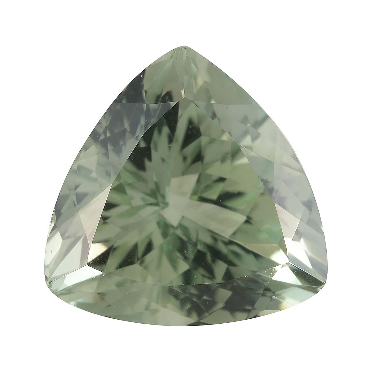 AAA Prasiolite Trillion 16 Faceted 11.55 Cts