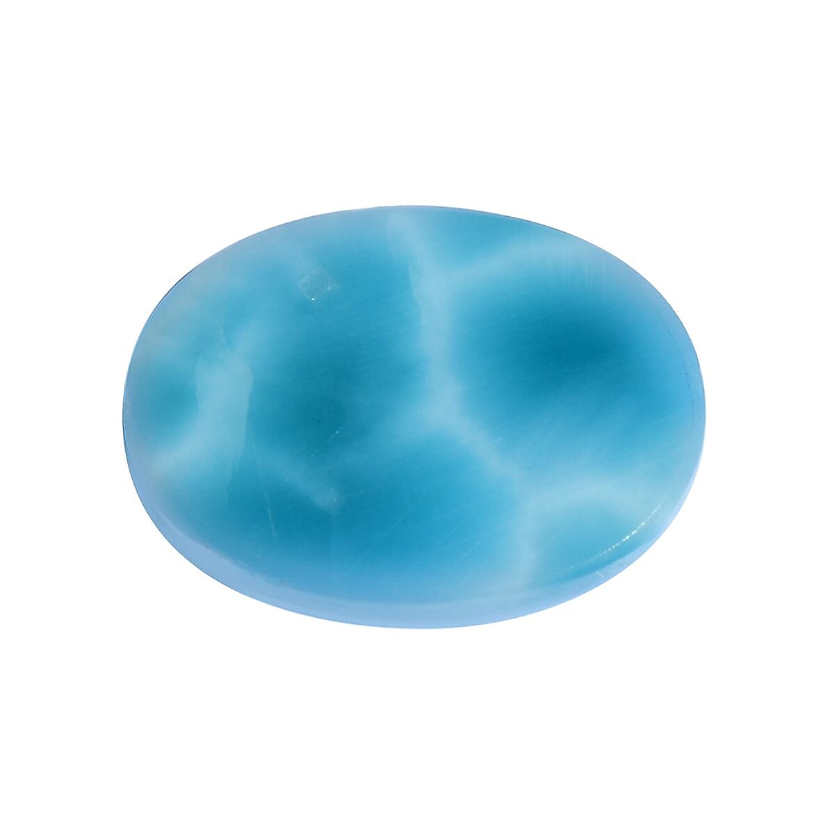 AAA Larimar Oval 14x10 Cabochon 6.15 Cts