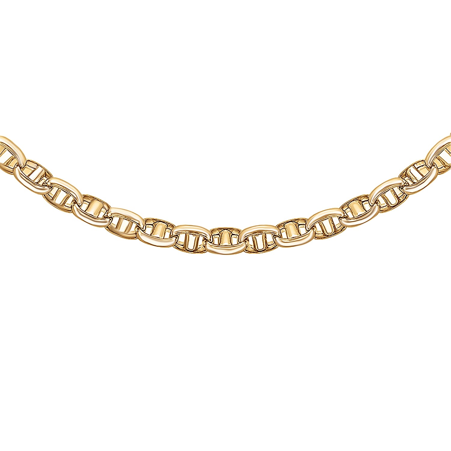 Hatton Garden Close Out Rambo Chain Necklace in 9K Yellow Gold 20 Inch ...
