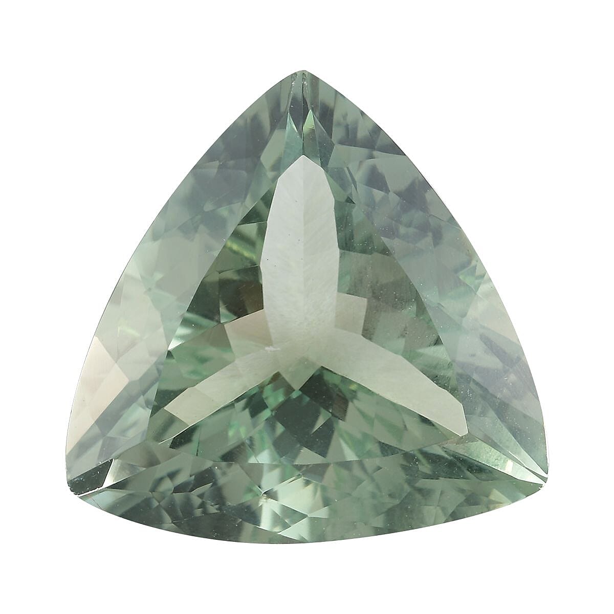 AAA Prasiolite Trillion 18 Faceted 14.67 Cts