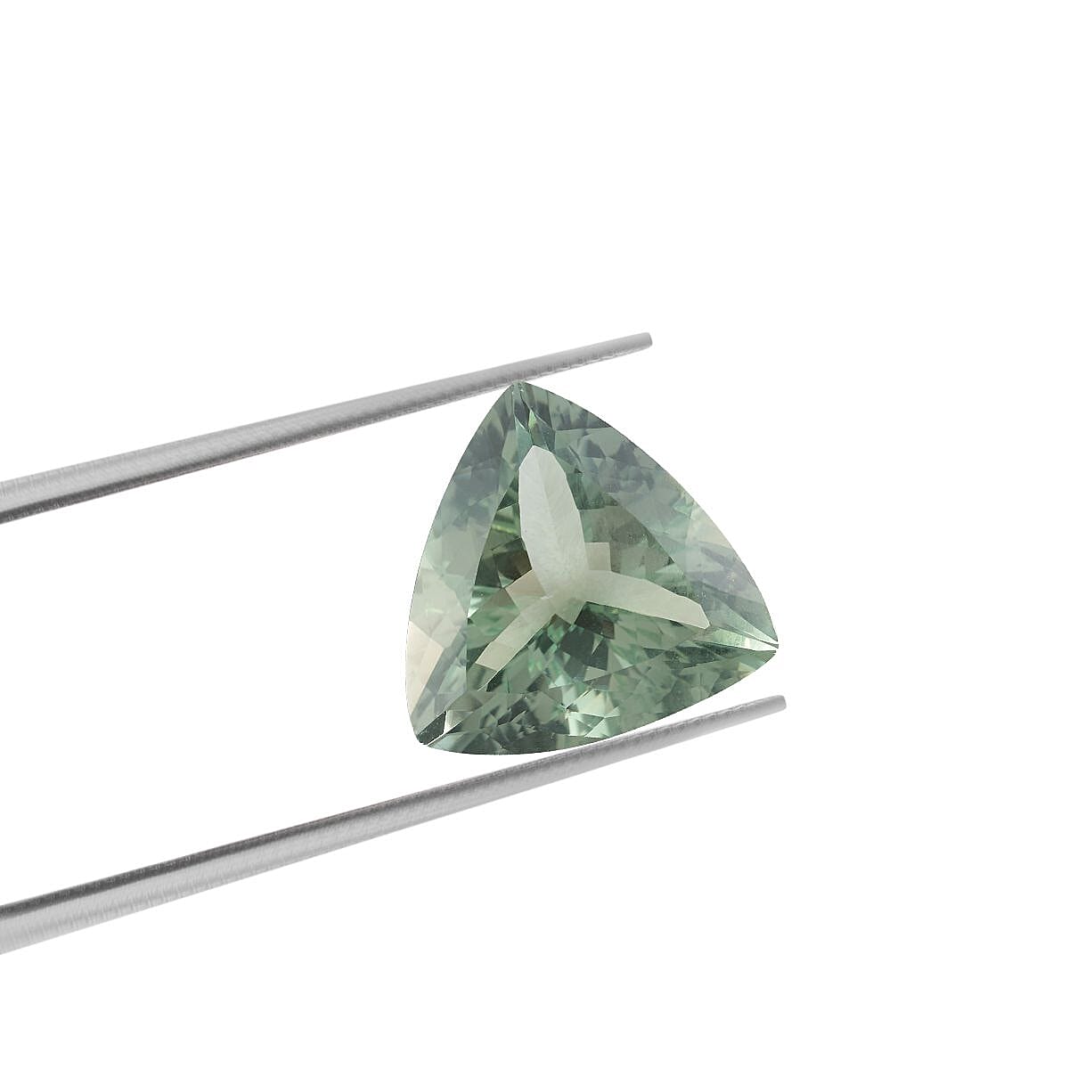 AAA Prasiolite Trillion 18 Faceted 14.67 Cts
