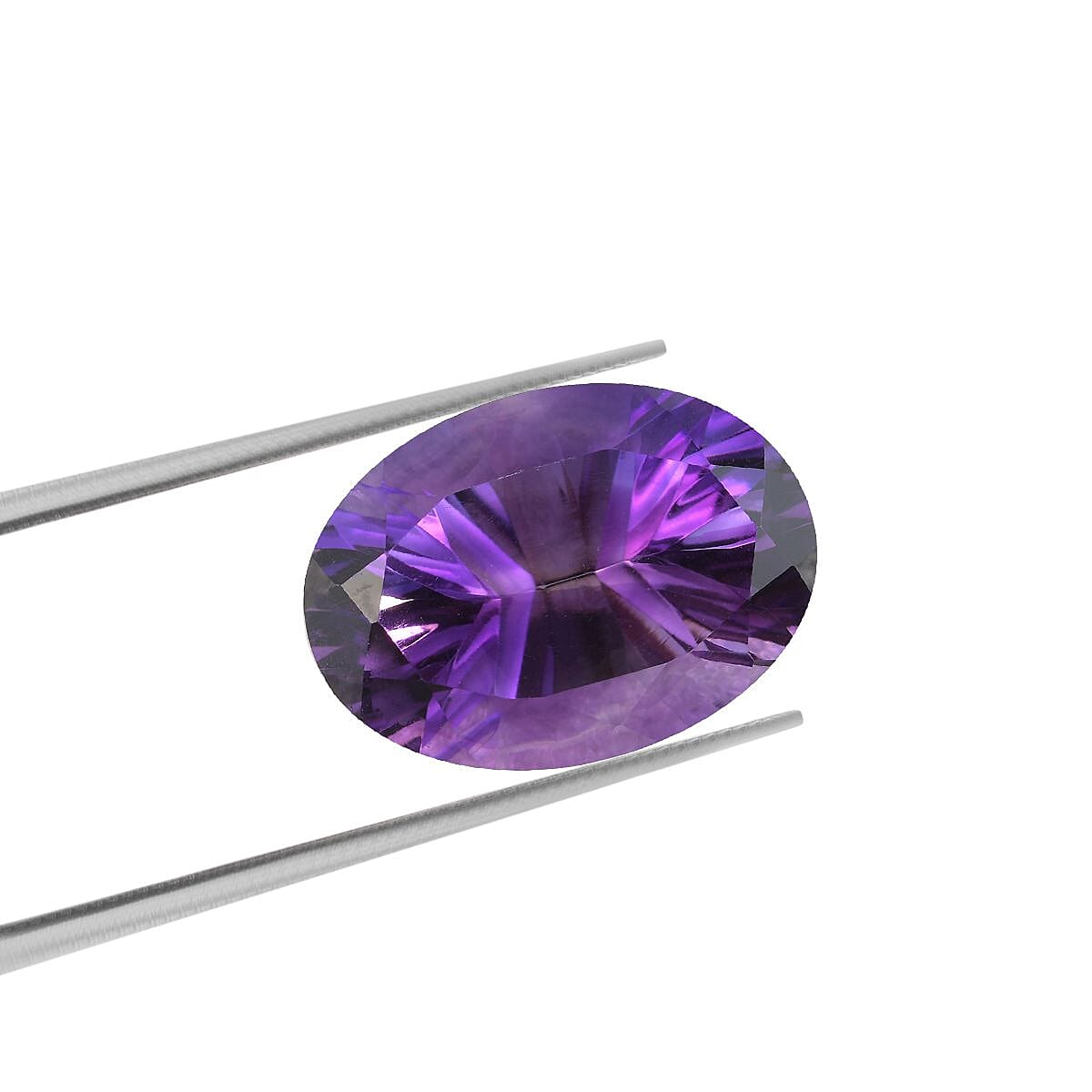 AAA Uruguay Amethyst Oval 18x13 Concave 10.40 Cts
