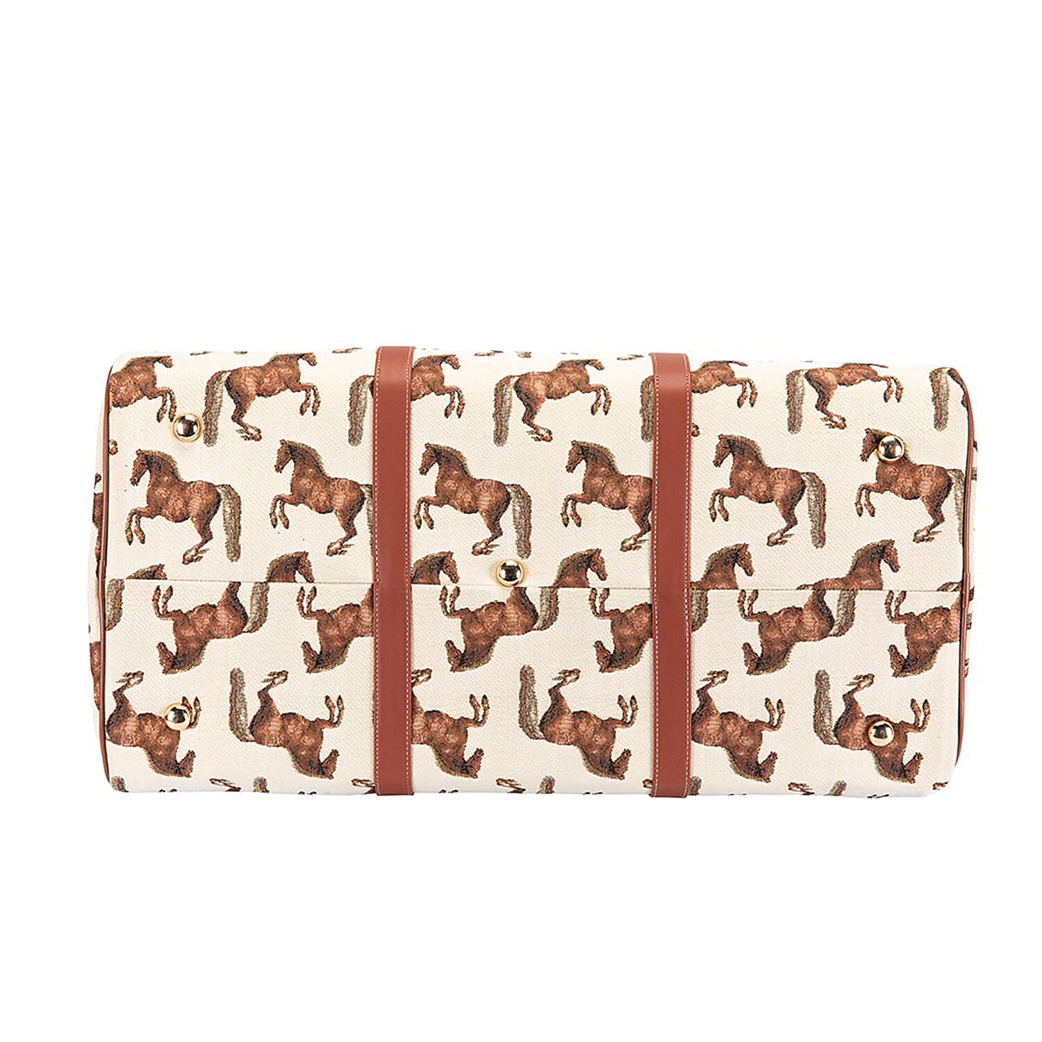 Signare Tapestry - 2 Piece Set - Whistlejacket Travel Bag (56X29X33cm) and Sling Bag (56X29X33cm) in Beige