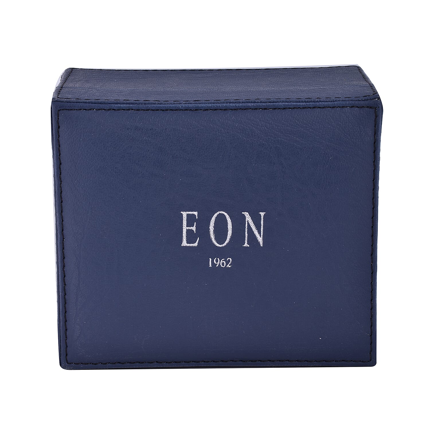 Nevada Close Out-EON 1962 Swiss Movement Arizona Sleeping Beauty Turquoise Studded Water Resistant Bracelet Watch (Size 7.5) in Sterling Silver, Silver wt 19.63 Gms