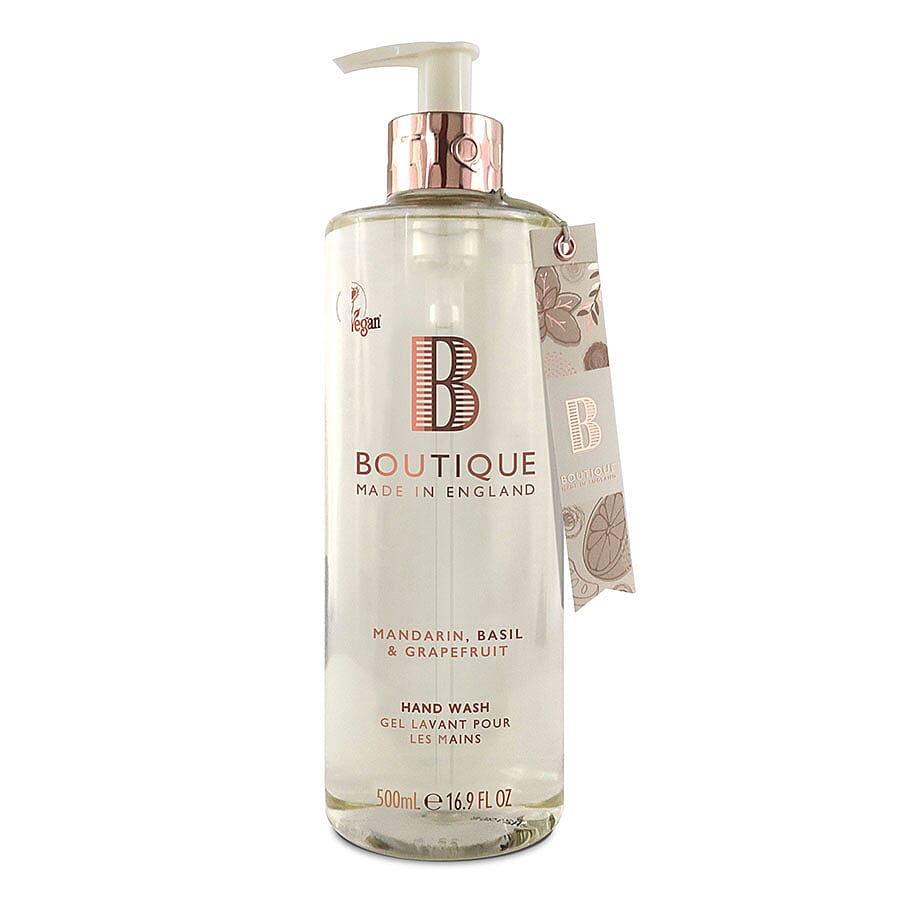 Boutique- Mandarin, Basil & Grapefruit Hand Wash - 500ml