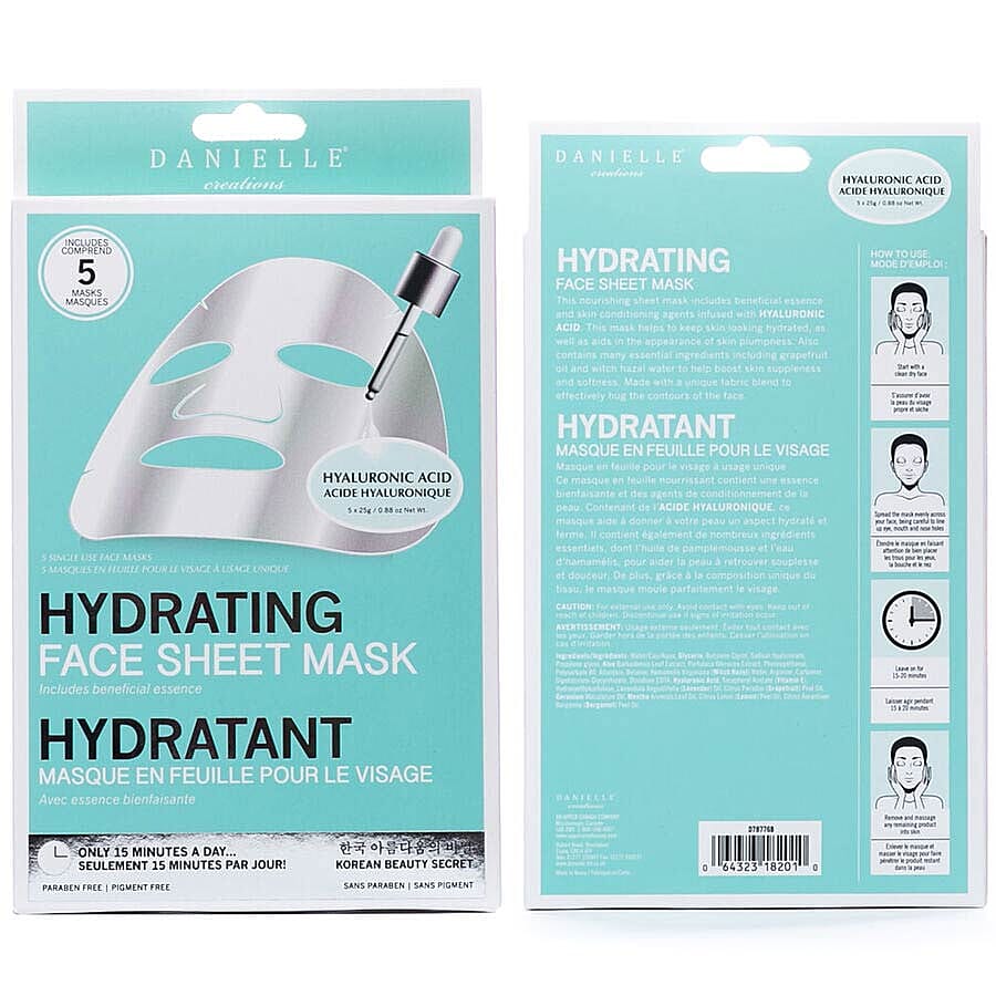 Danielle - 5 Pack Hydrating Sheet Mask