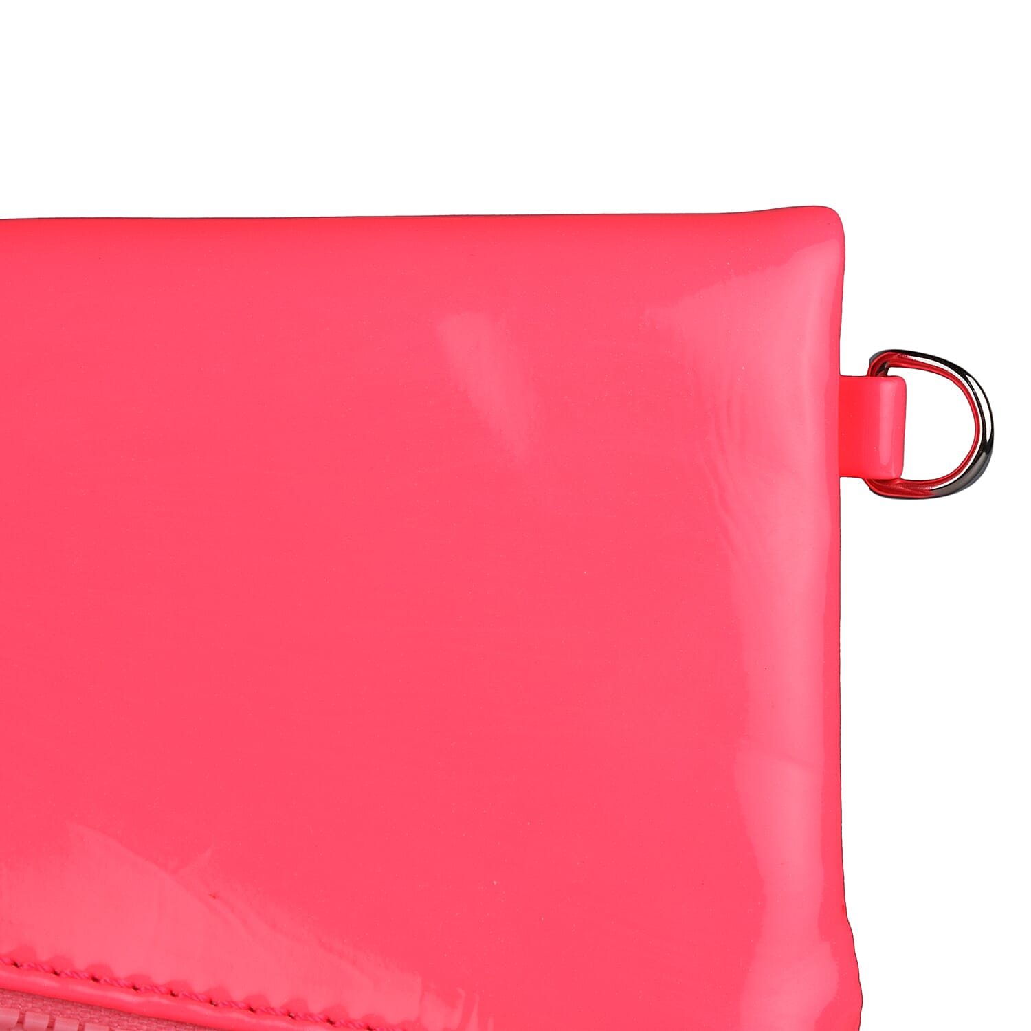 FIORUCCI Wristlet Pouch with Removable Shoulder Strap (Size 22x12 Cm) - Pink