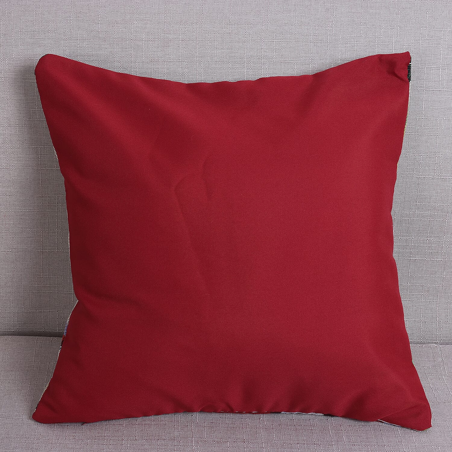 Christams Decoration- 2 Piece Set Cushion Cover (Size 45x45cm) - Three Snowman and Santa