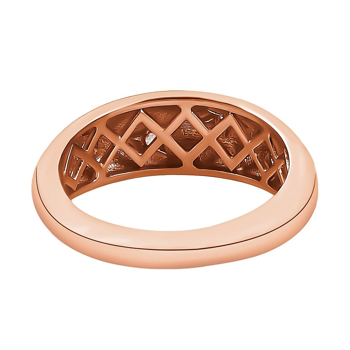 Diamond Star Ring in Sterling Silver