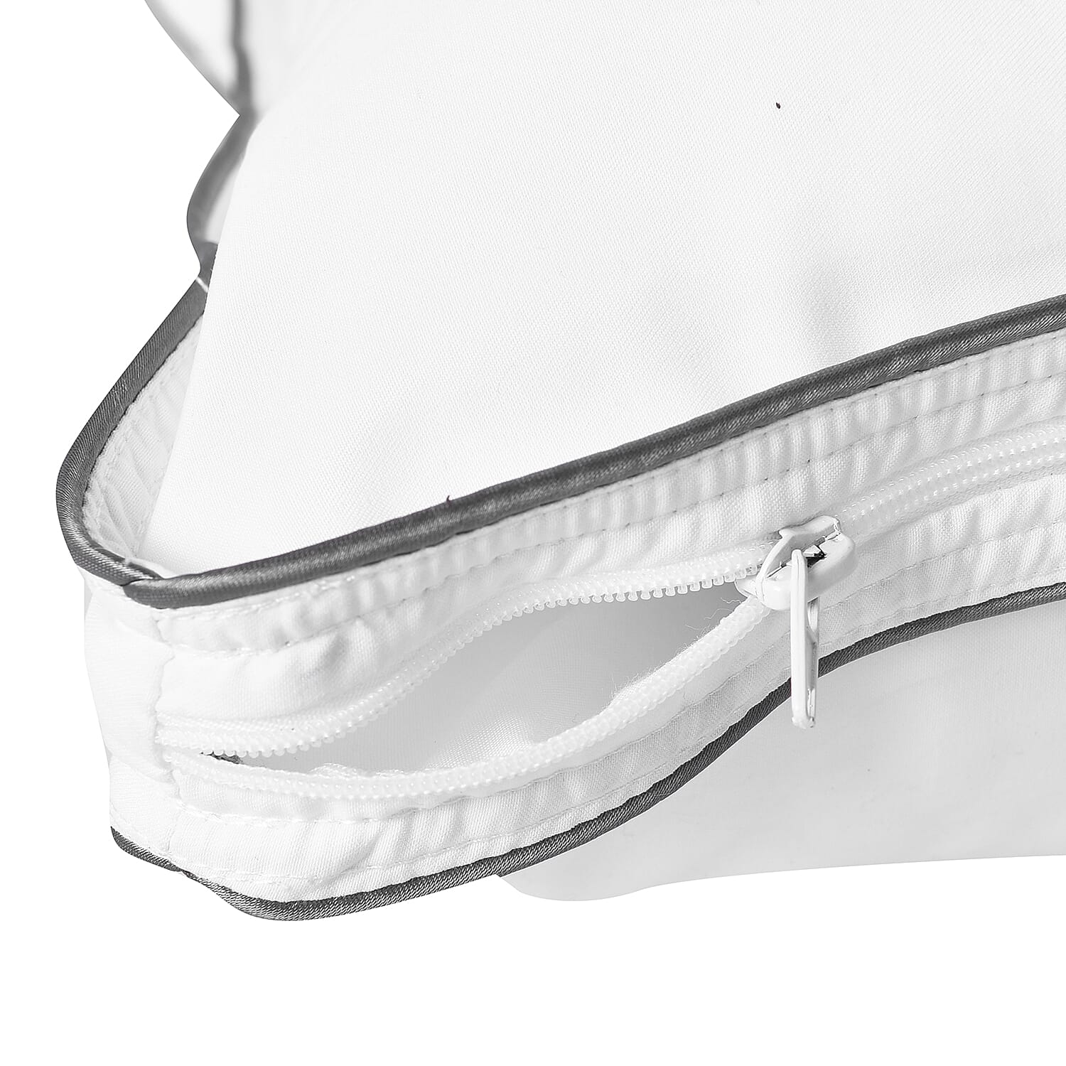 Lavender Infused Memory Foam Pillow (55x35x12cm) with Faux Down Cover(50x70cm)