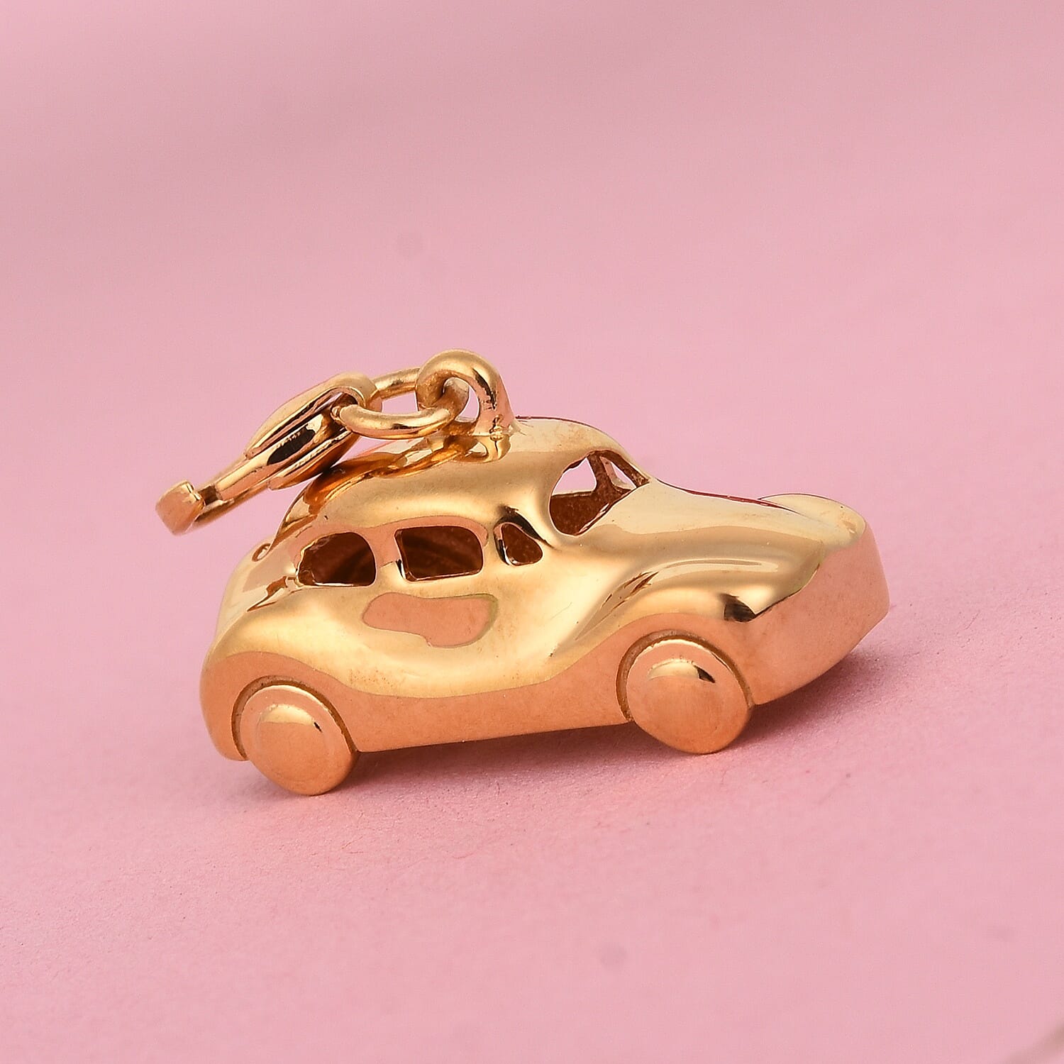 Charms De Memoire - 14K Gold Overlay Sterling Silver Car Charm