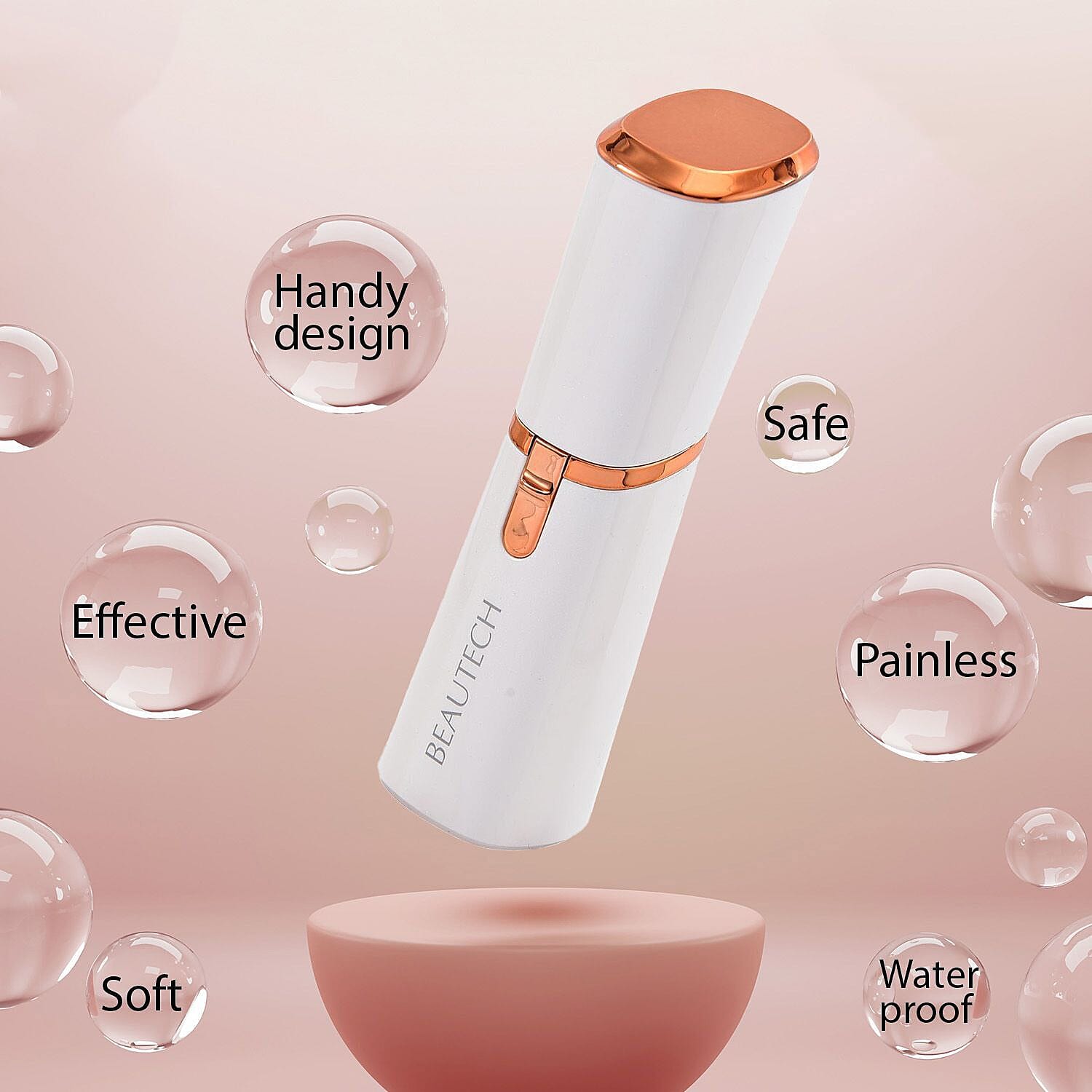 BEAUTECH- Hair Removal Device (1xAA Battery Not Included) - White