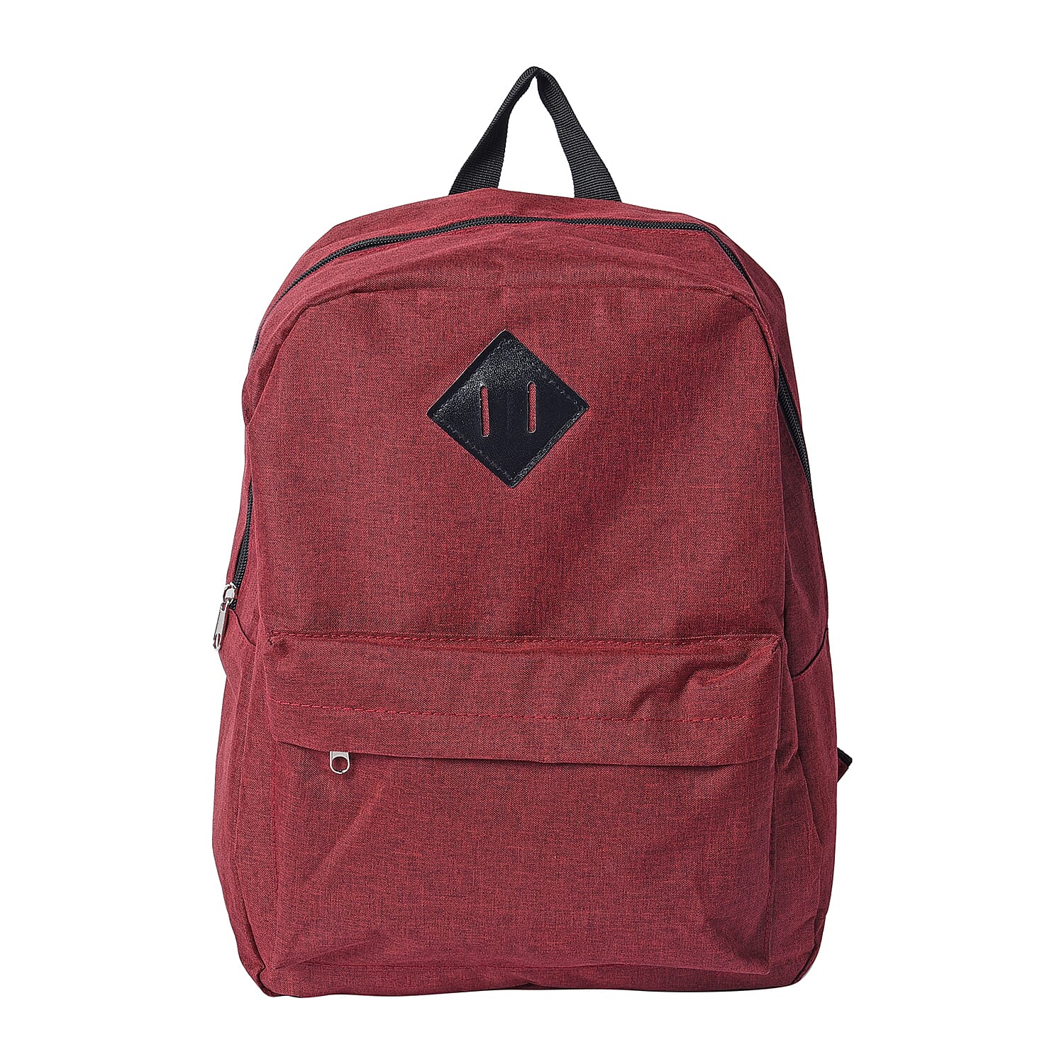 Red Backpack with Zipper Closure (Size 30x11x40cm)